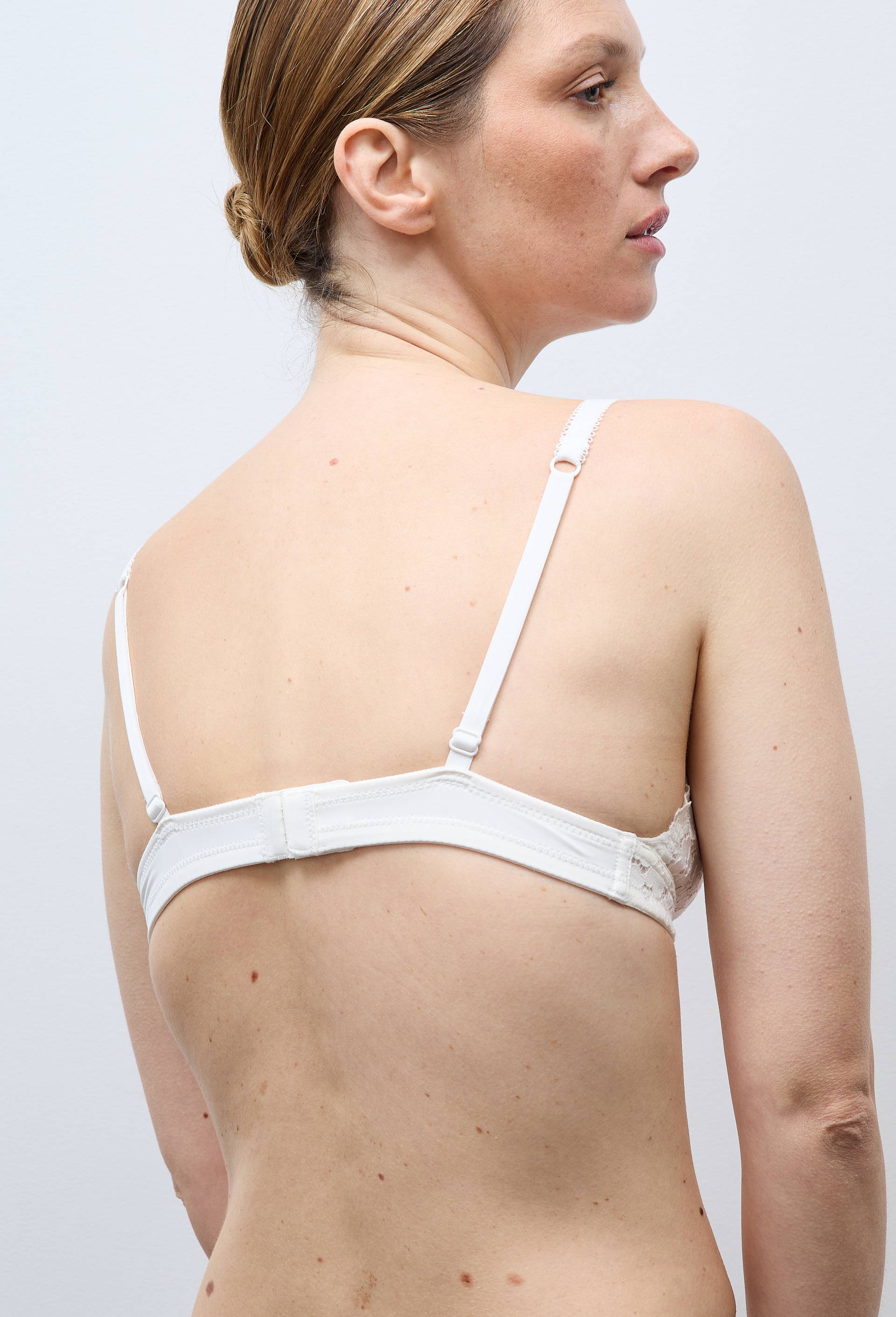 Soutien-gorge triangle CAMILLA en dentelle, Ecru, large image number 2