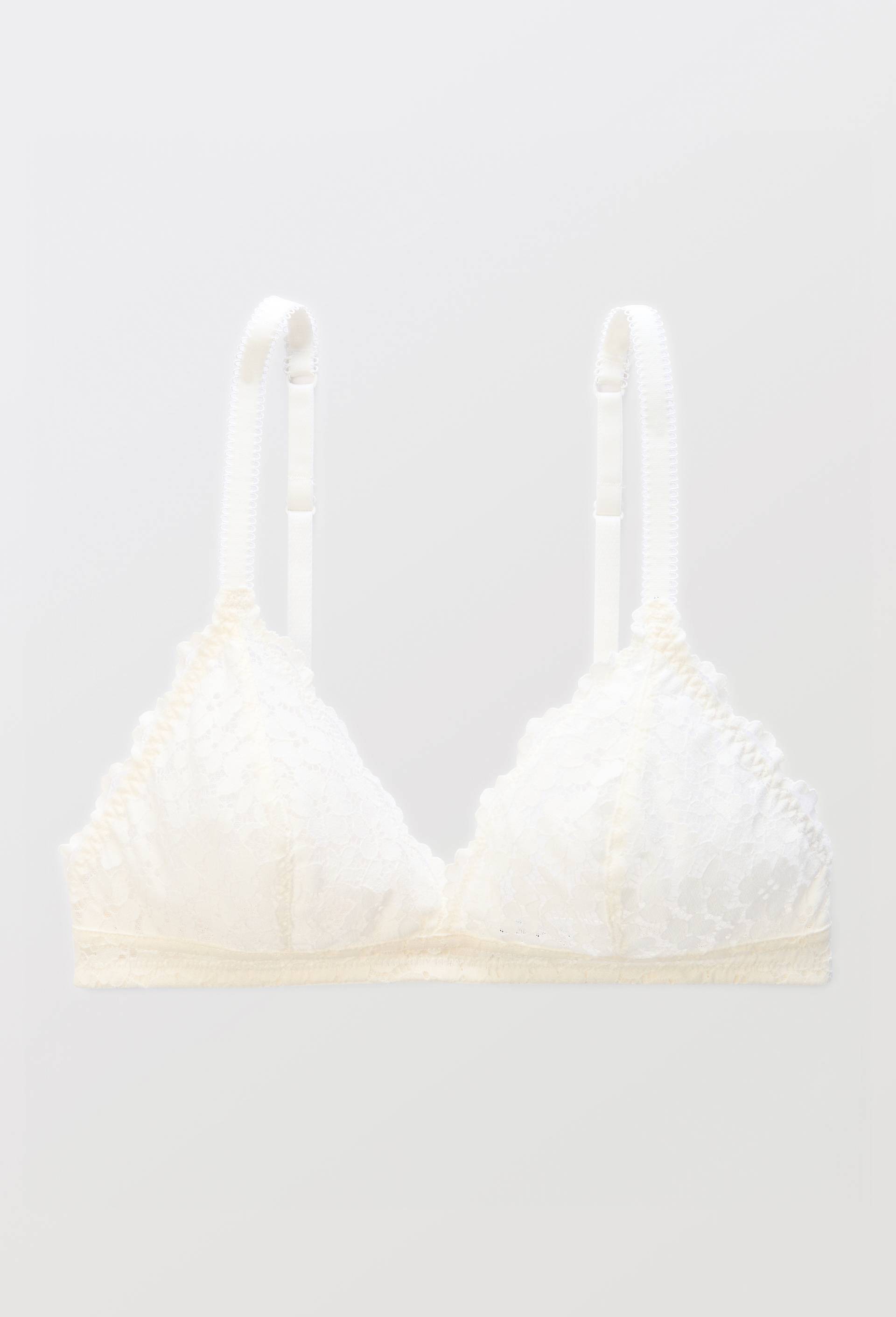 Soutien-gorge triangle CAMILLA en dentelle, Ecru, large image number 3.0