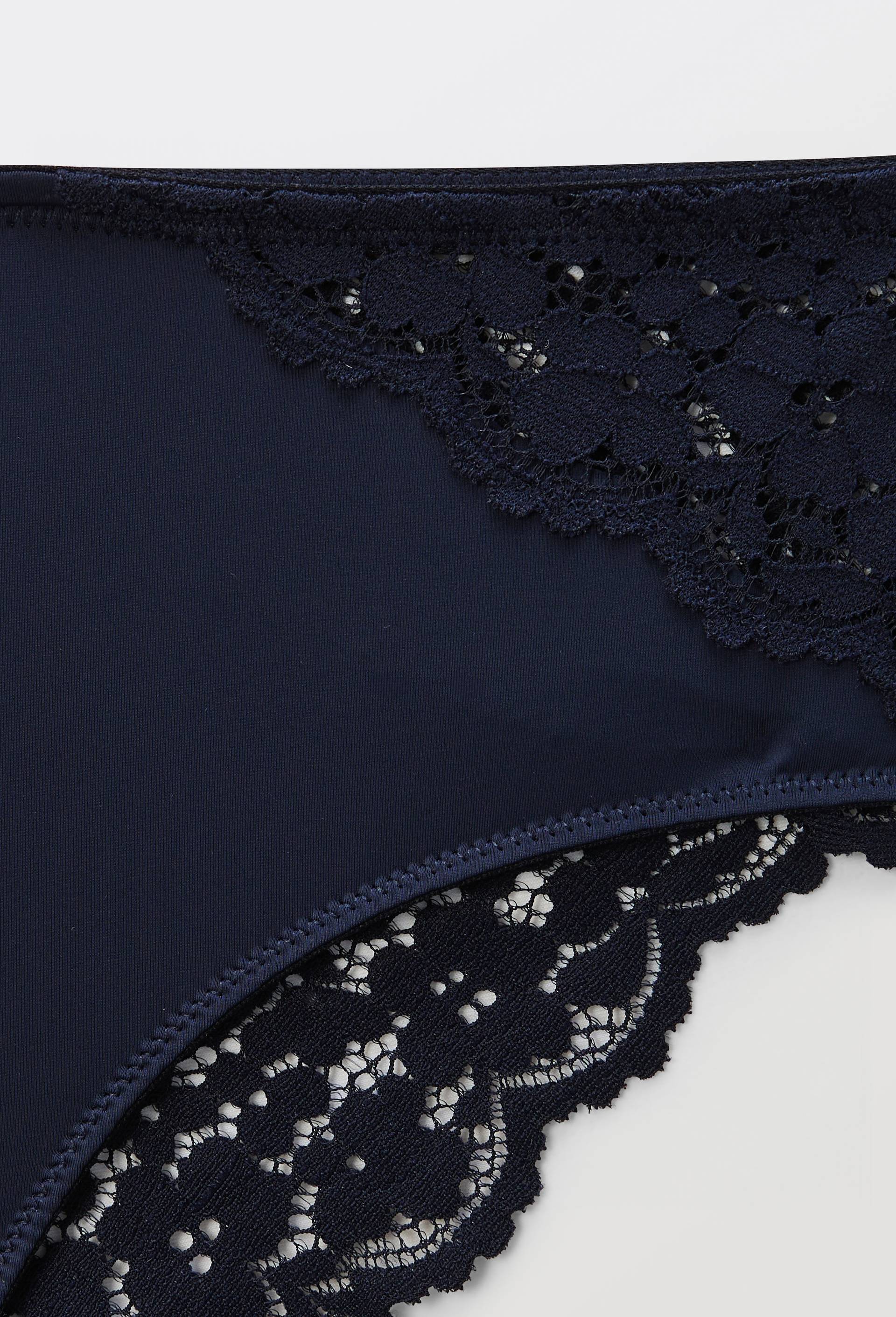 Shorty CAMILLA en dentelle, Bleu fonc&eacute;, large image number 5