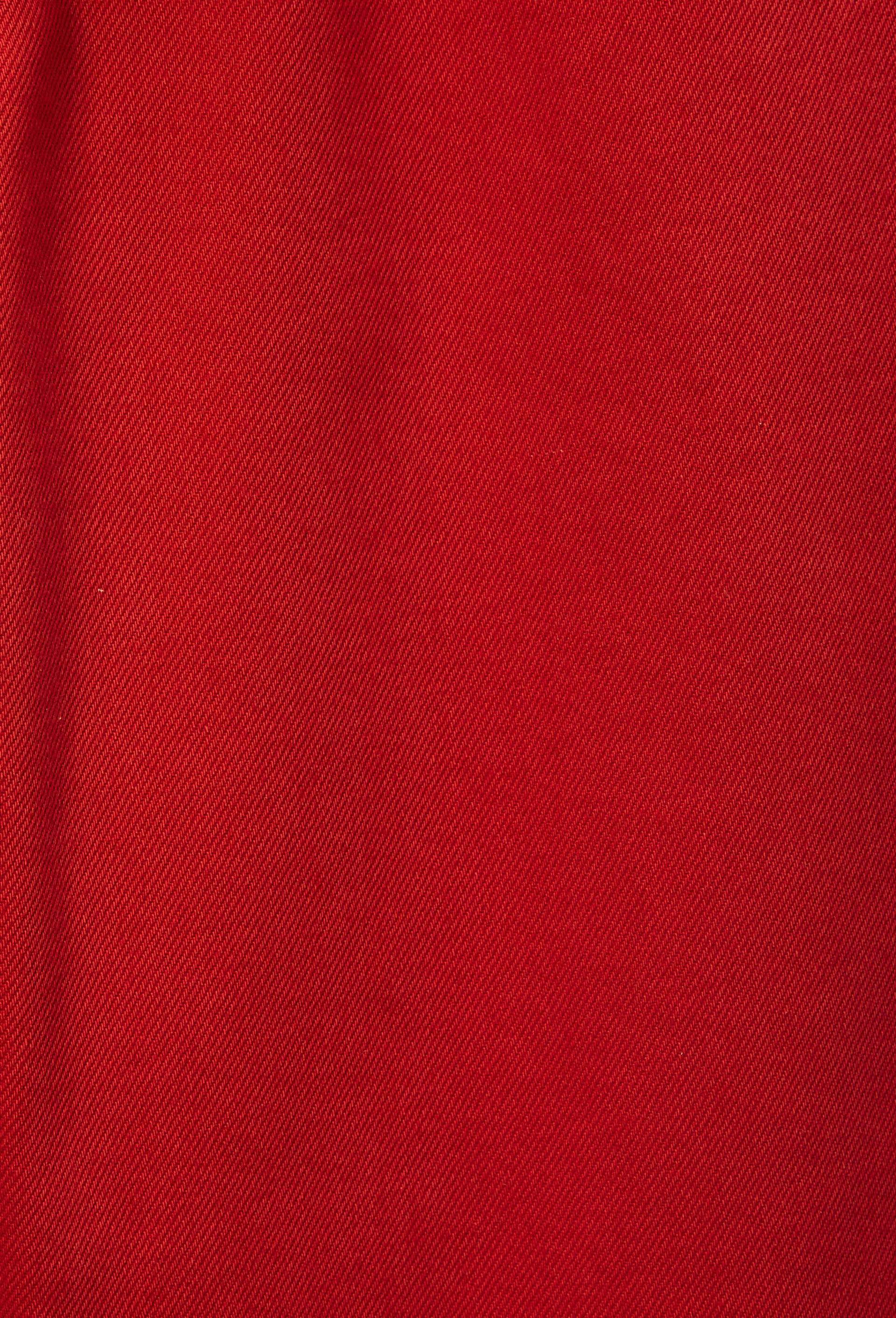 Pantalon droit uni d&eacute;lav&eacute;, Rouge, large image number 5