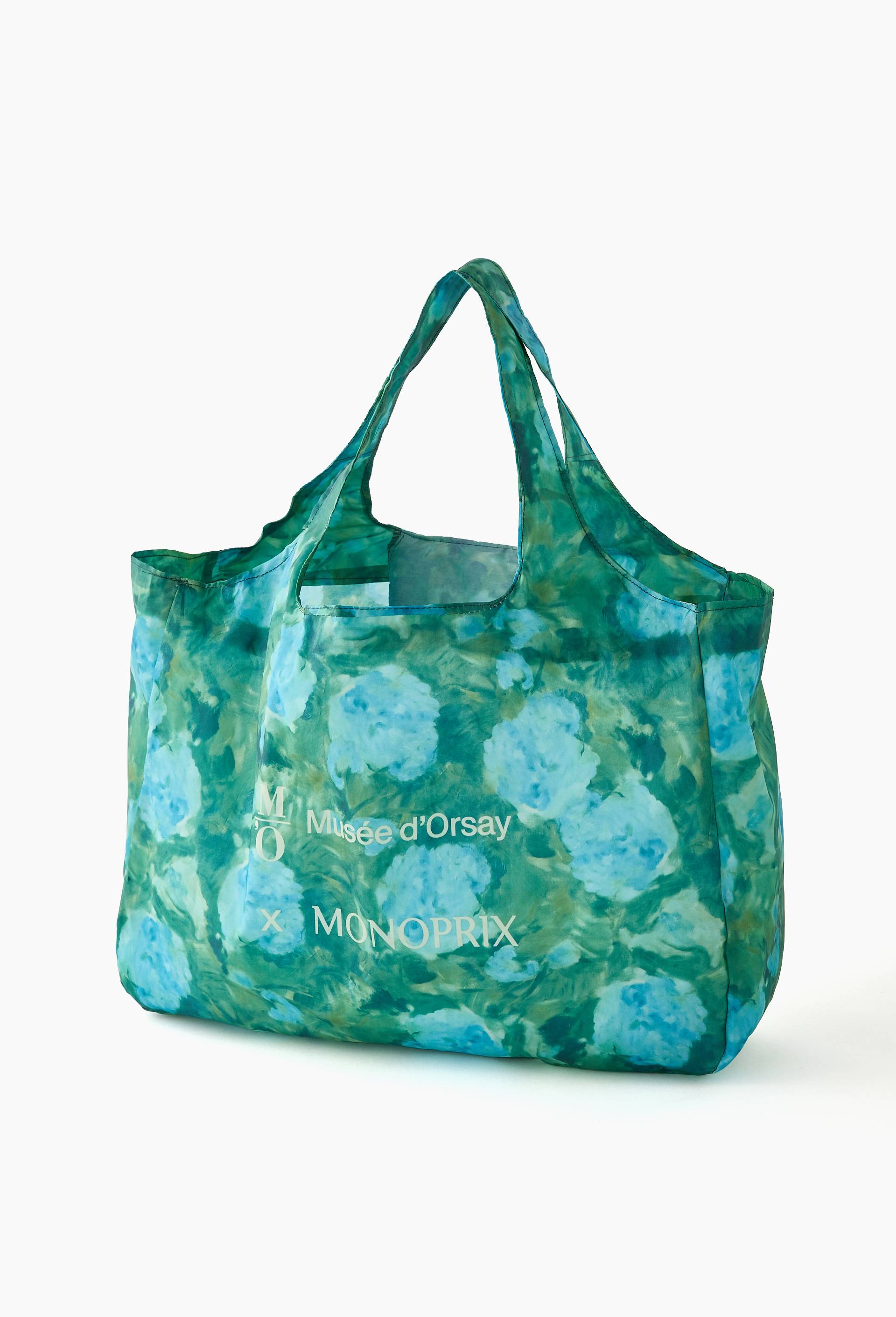Sac de caisse Mus&eacute;e d'Orsay, 40x11x30cm&nbsp;, en polyester recycl&eacute;, Vert fonc&eacute;, large image number 0.0