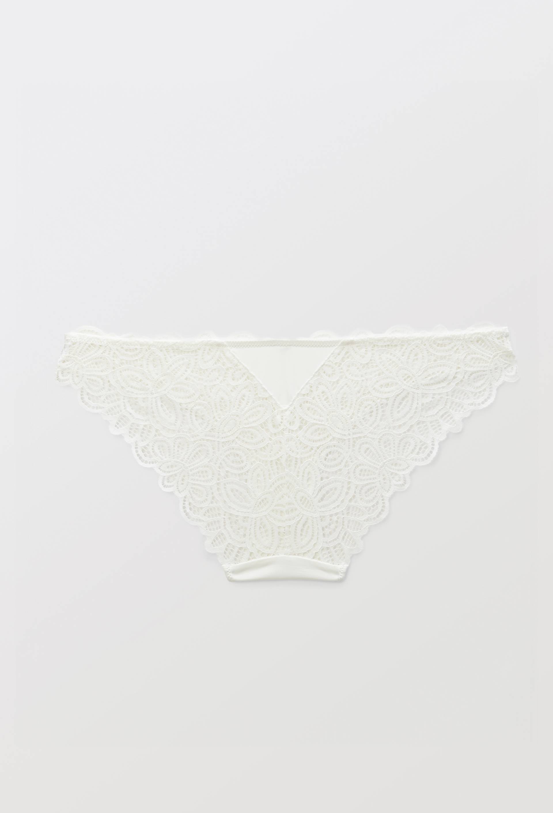 Culotte VERA en dentelle, Ecru, large image number 3.0