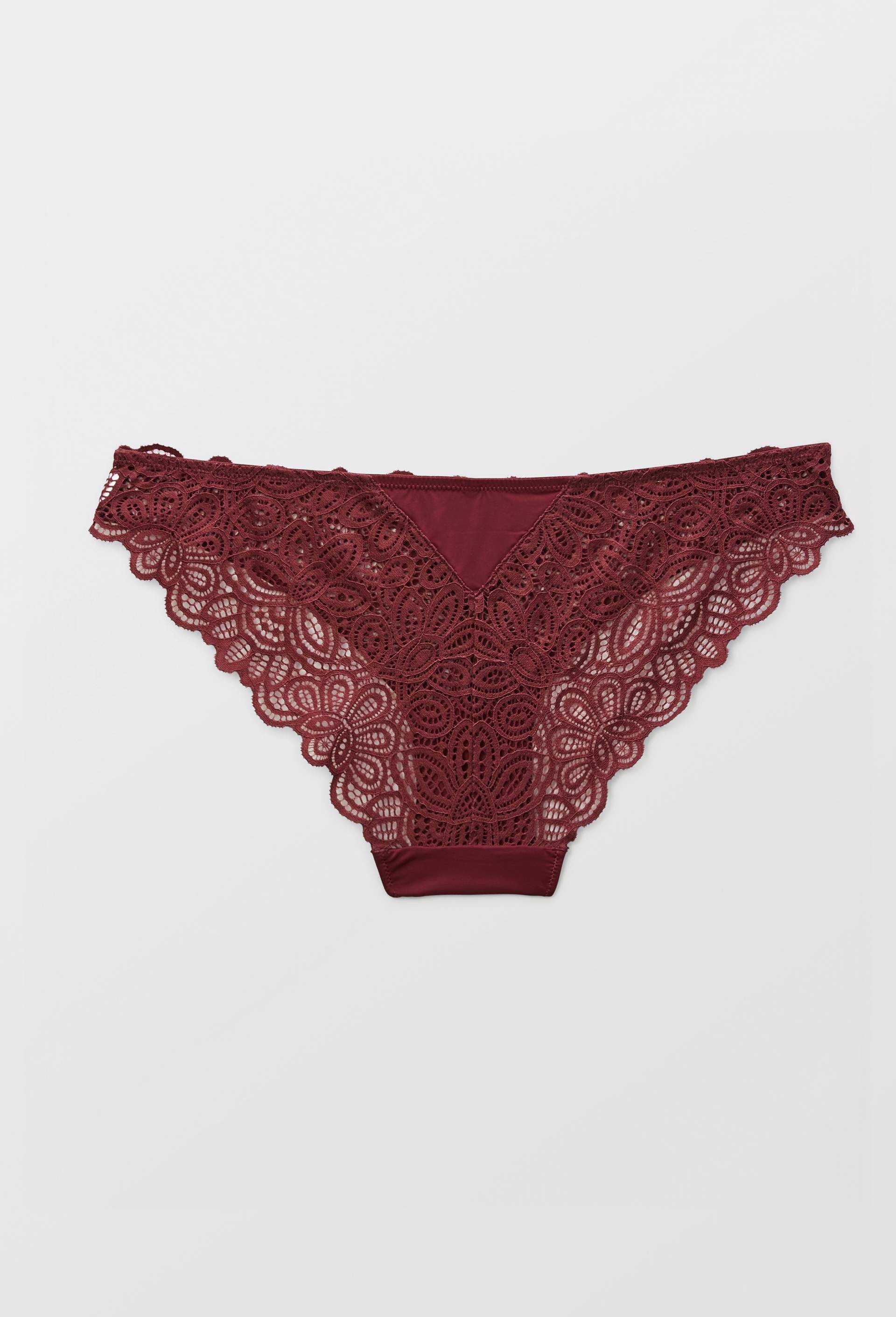 Culotte VERA en dentelle, Rouge fonc&eacute;, large image number 3.0