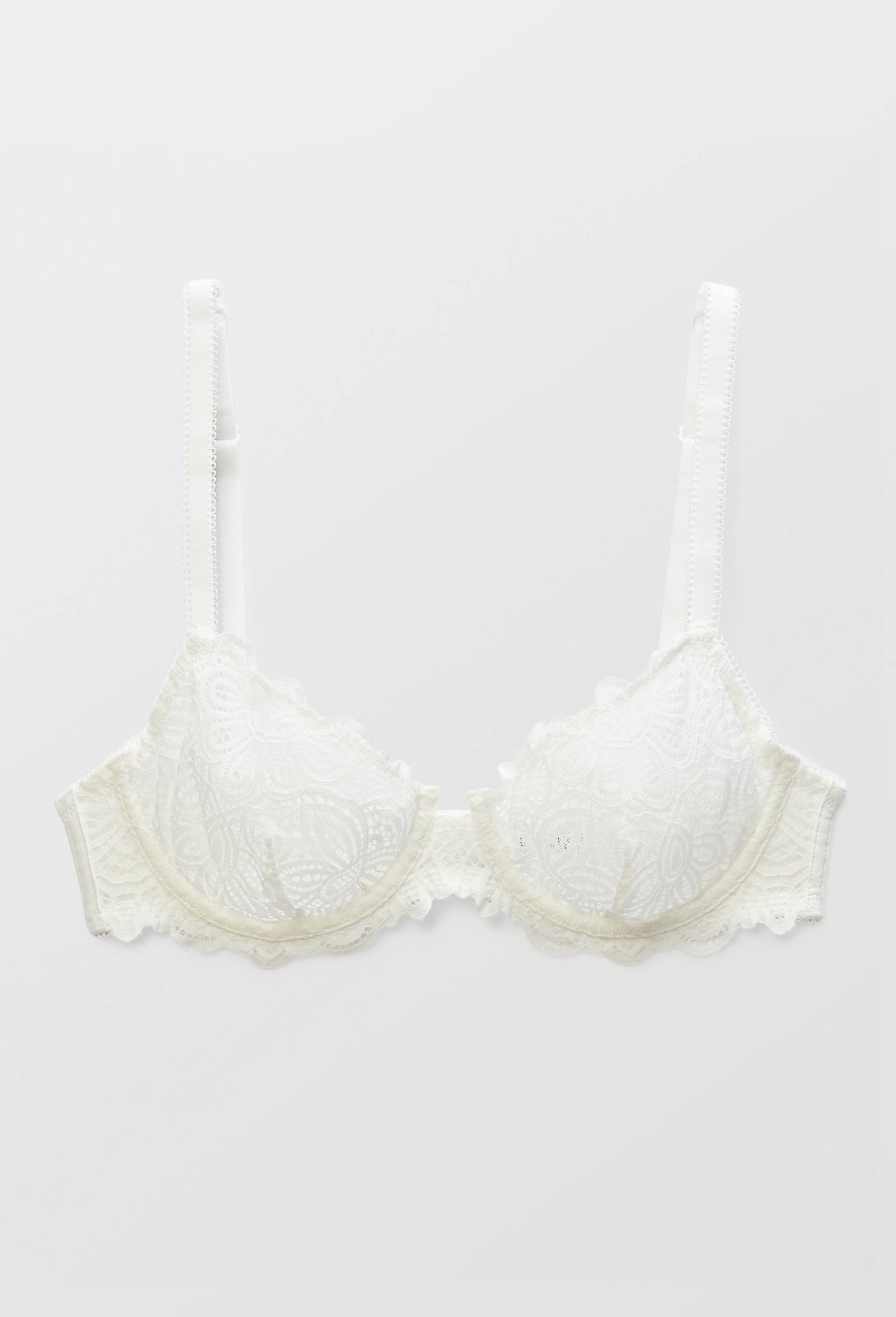 Soutien-gorge corbeille balconnet VERA en dentelle, Ecru, large image number 3.0