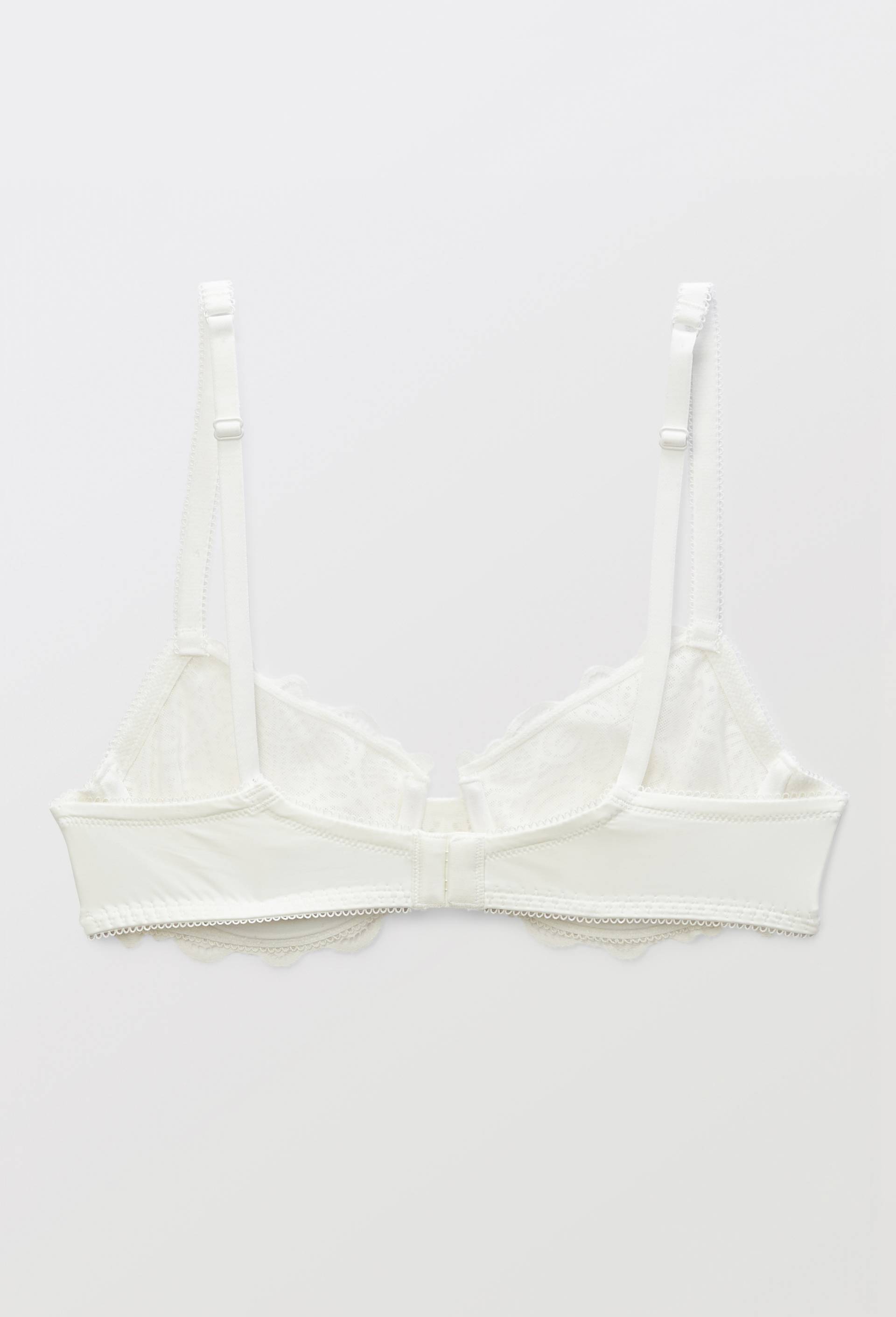 Soutien-gorge corbeille balconnet VERA en dentelle, Ecru, large image number 4.0