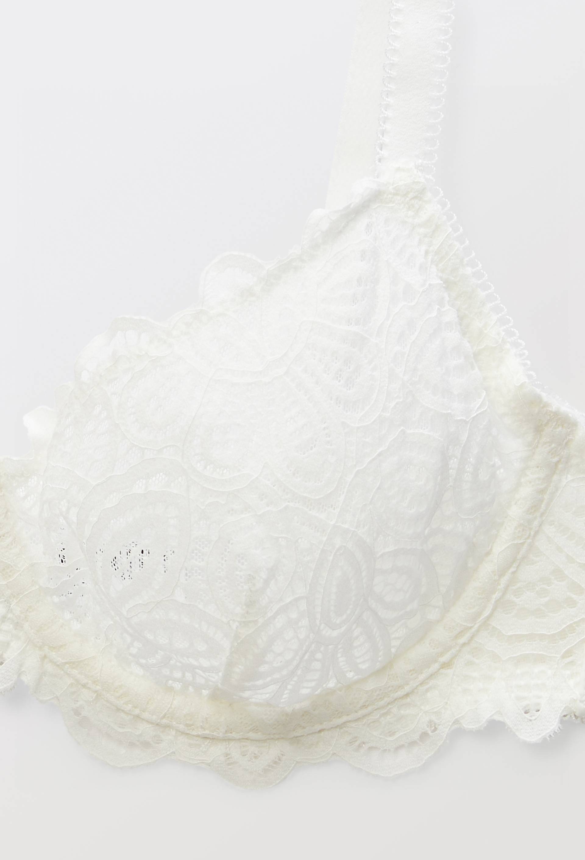 Soutien-gorge corbeille balconnet VERA en dentelle, Ecru, large image number 5.0