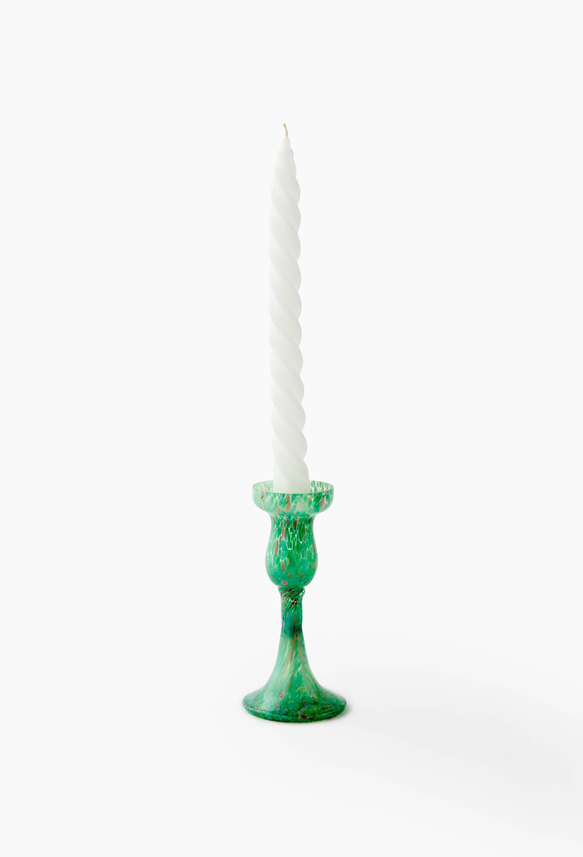 Bougeoir, 15x5x7cm, en verre - MUS&Eacute;E D'ORSAY x MONOPRIX, Vert, large image number 1.0