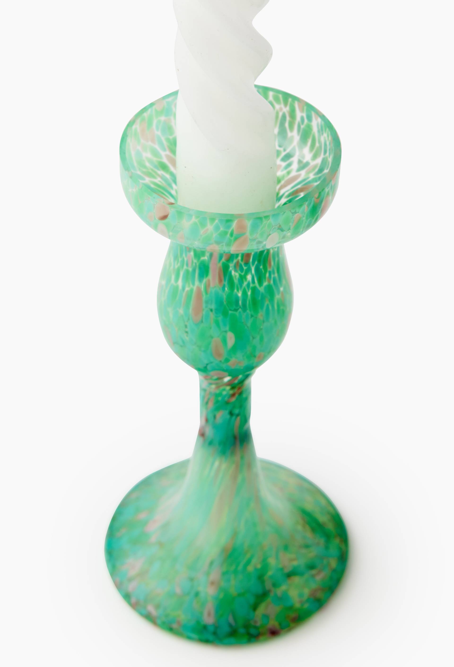 Bougeoir, 15x5x7cm, en verre - MUS&Eacute;E D'ORSAY x MONOPRIX, Vert, large image number 2