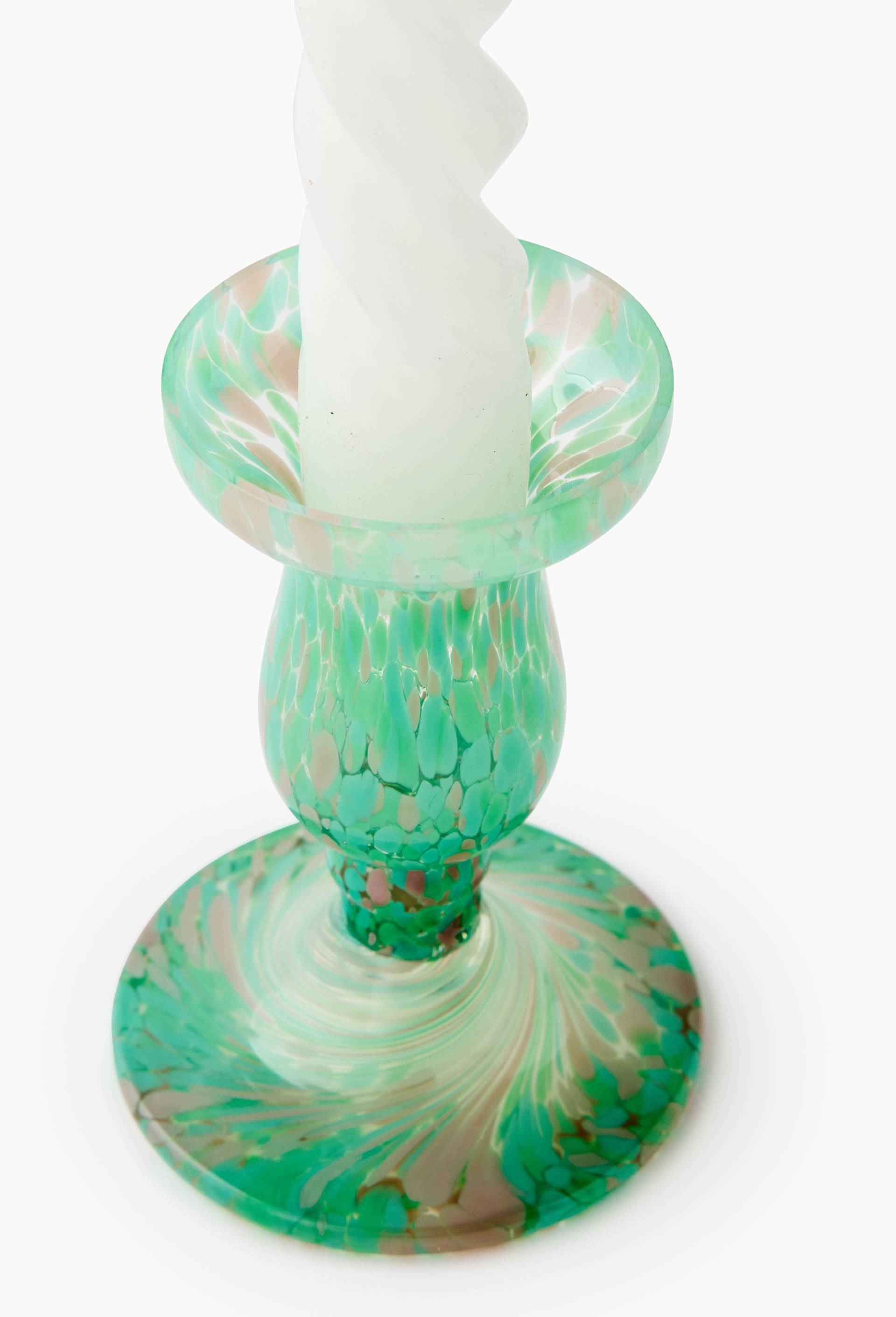 Bougeoir, 10x7x5cm, en verre - MUS&Eacute;E D'ORSAY x MONOPRIX, Vert, large image number 1