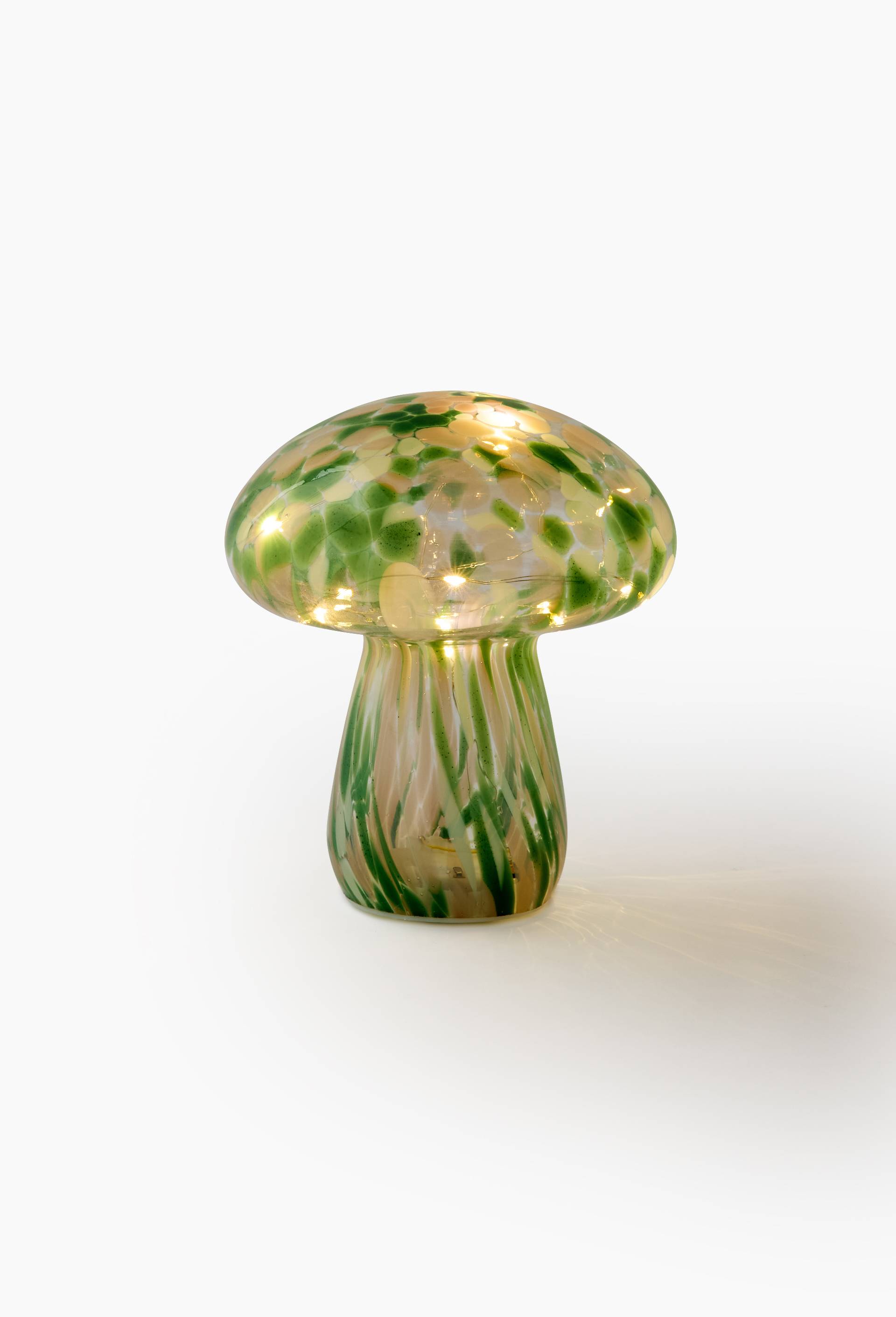 Lampe LED rechargeable, 15x16cm, en verre - MUS&Eacute;E D'ORSAY x MONOPRIX, Vert clair, large image number 1