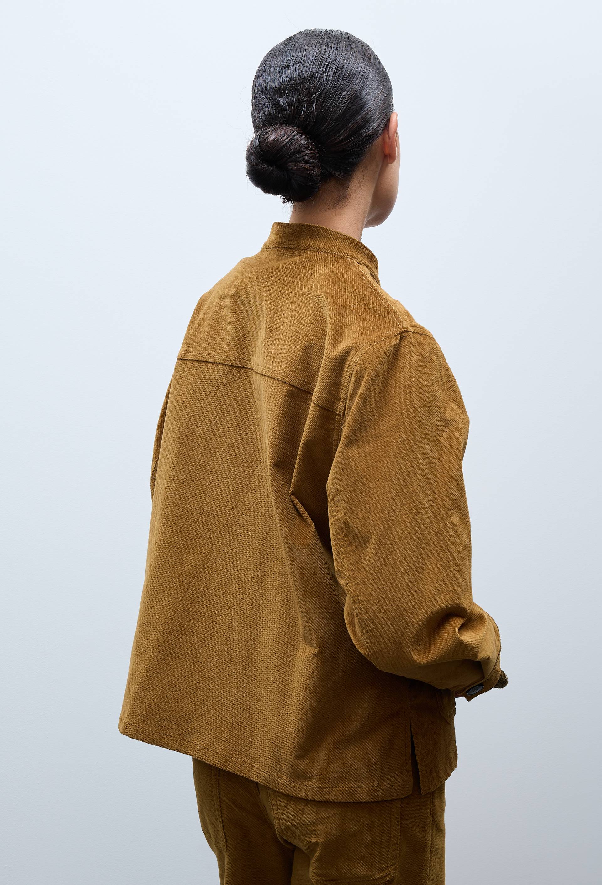 Veste courte en velours, Jaune fonc&eacute;, large image number 3.0