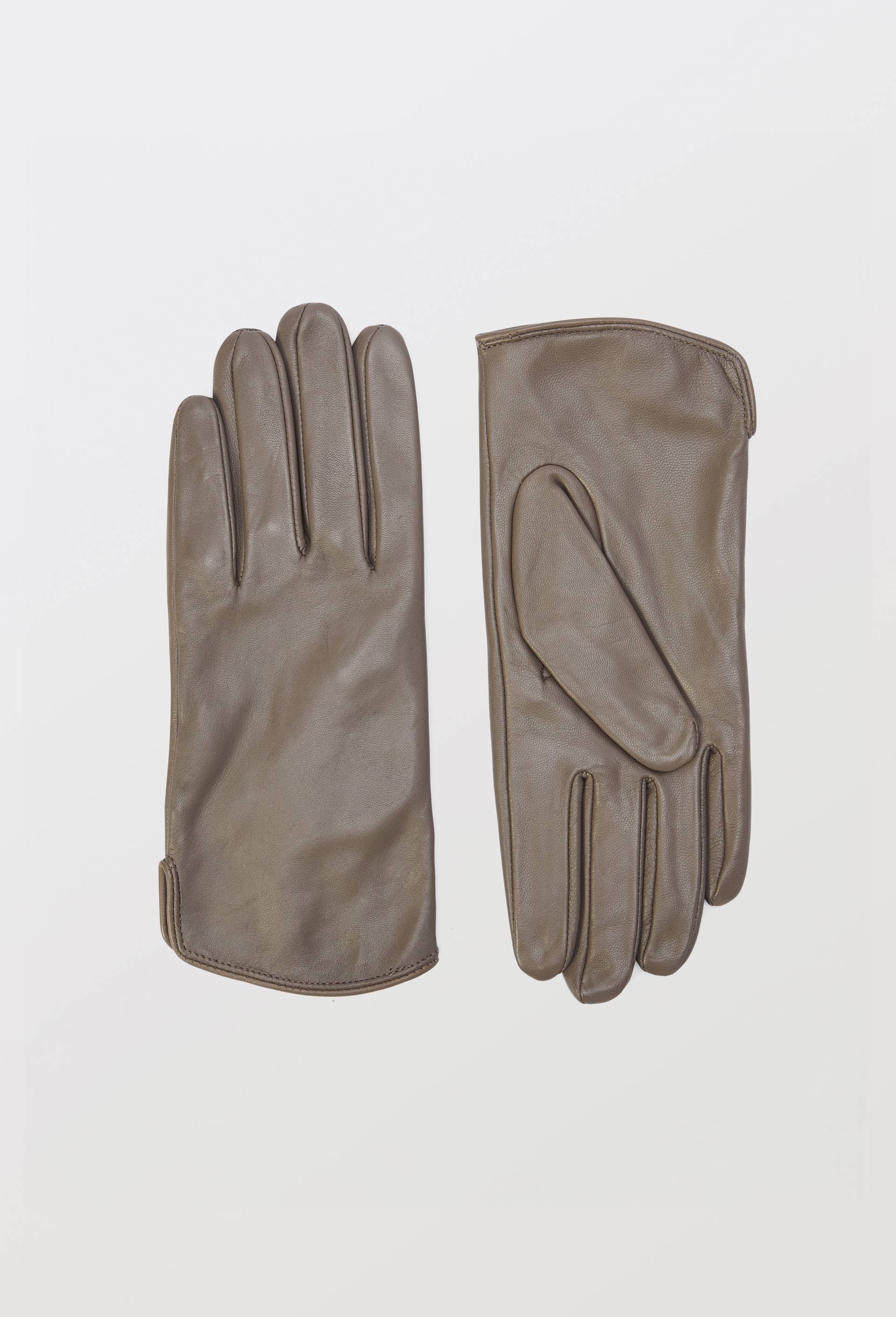Gants en cuir, Brun, large image number 0