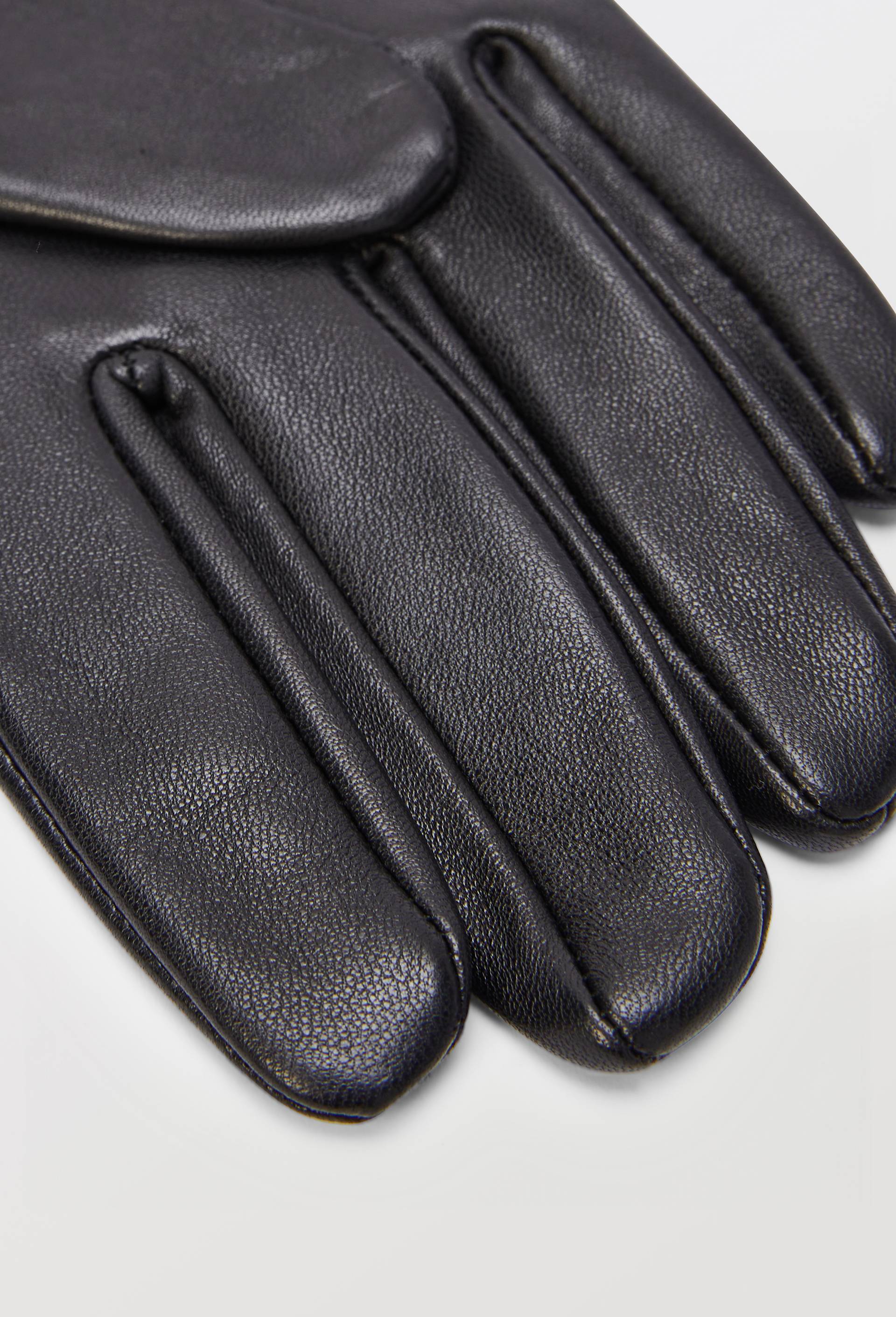 Gants en cuir, Noir, large image number 1.0