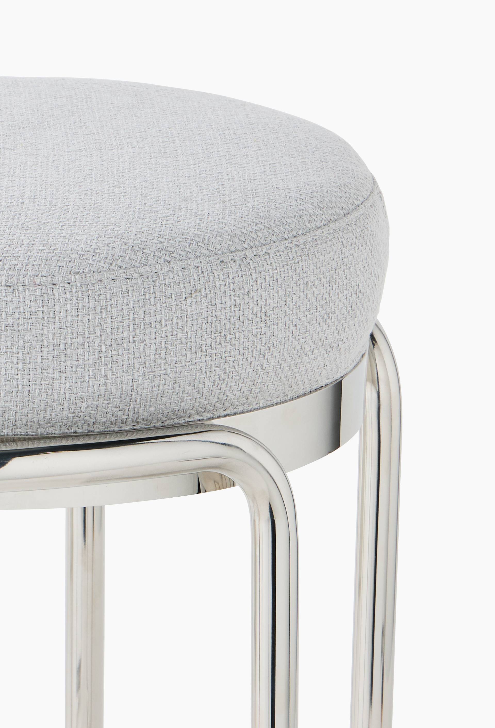 EXCLU WEB -Tabouret, 38,6xH40 cm - HALL HAUS x MONOPRIX, Ecru, large image number 1