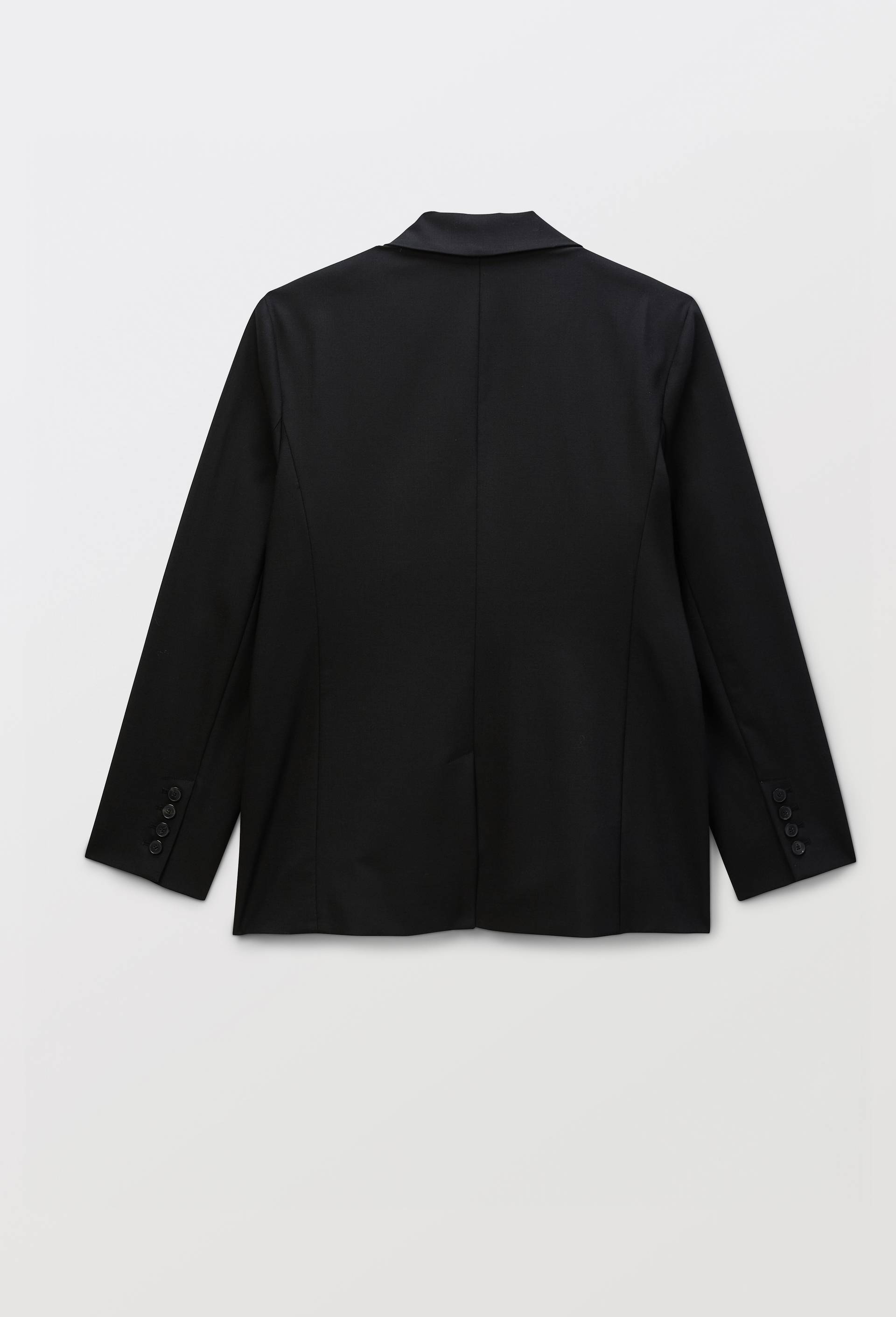 Veste de costume contenant de la laine - MUS&Eacute;E D'ORSAY x MONOPRIX, Noir, large image number 6