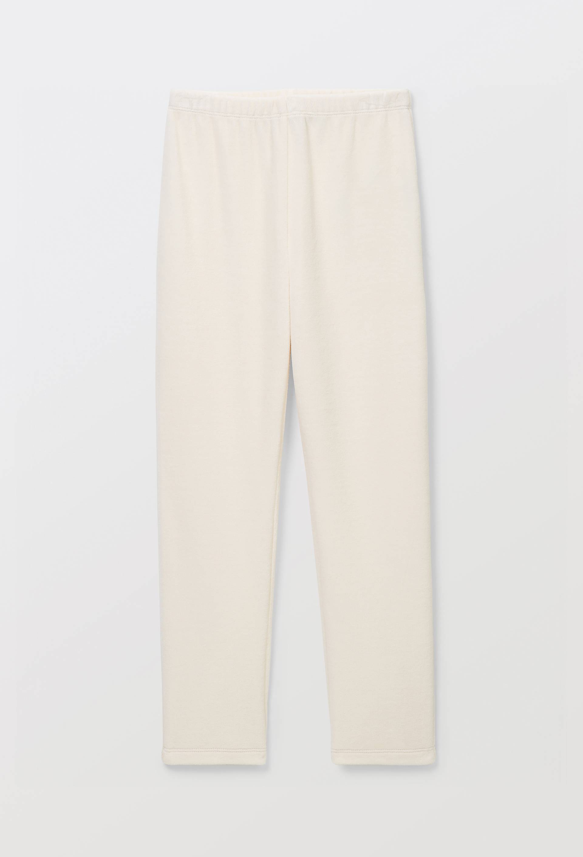 Pyjama velours manches longues brod&eacute;, Beige clair, large image number 3