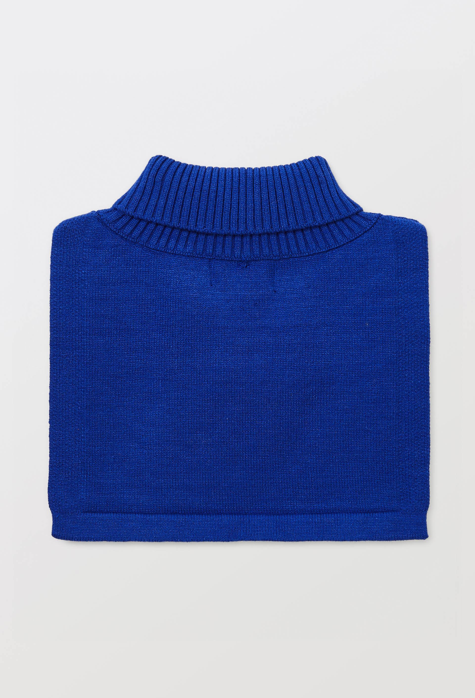 Plastron en maille, Bleu, large image number 1