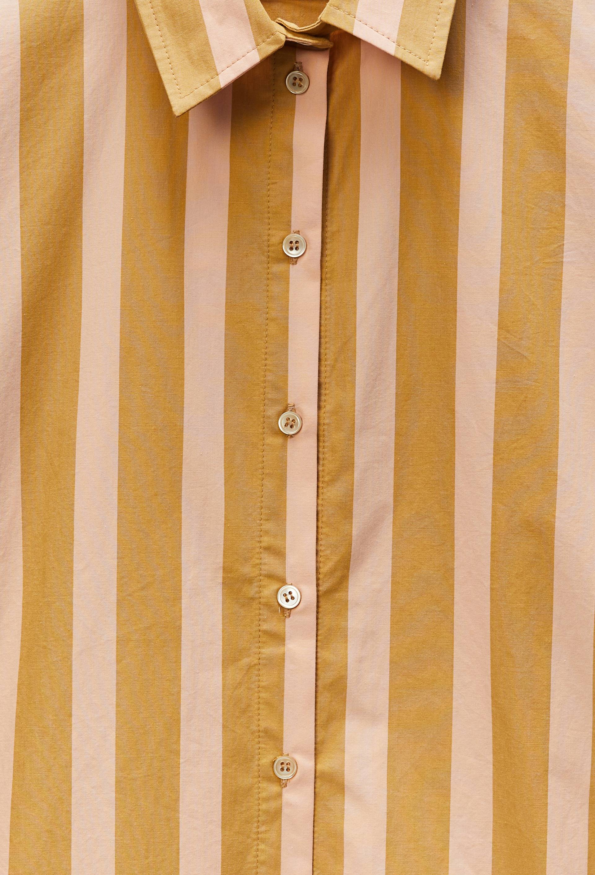 Chemise &agrave; rayures en coton BIO GOTS - MUS&Eacute;E D'ORSAY x MONOPRIX, Rose, large image number 5.0