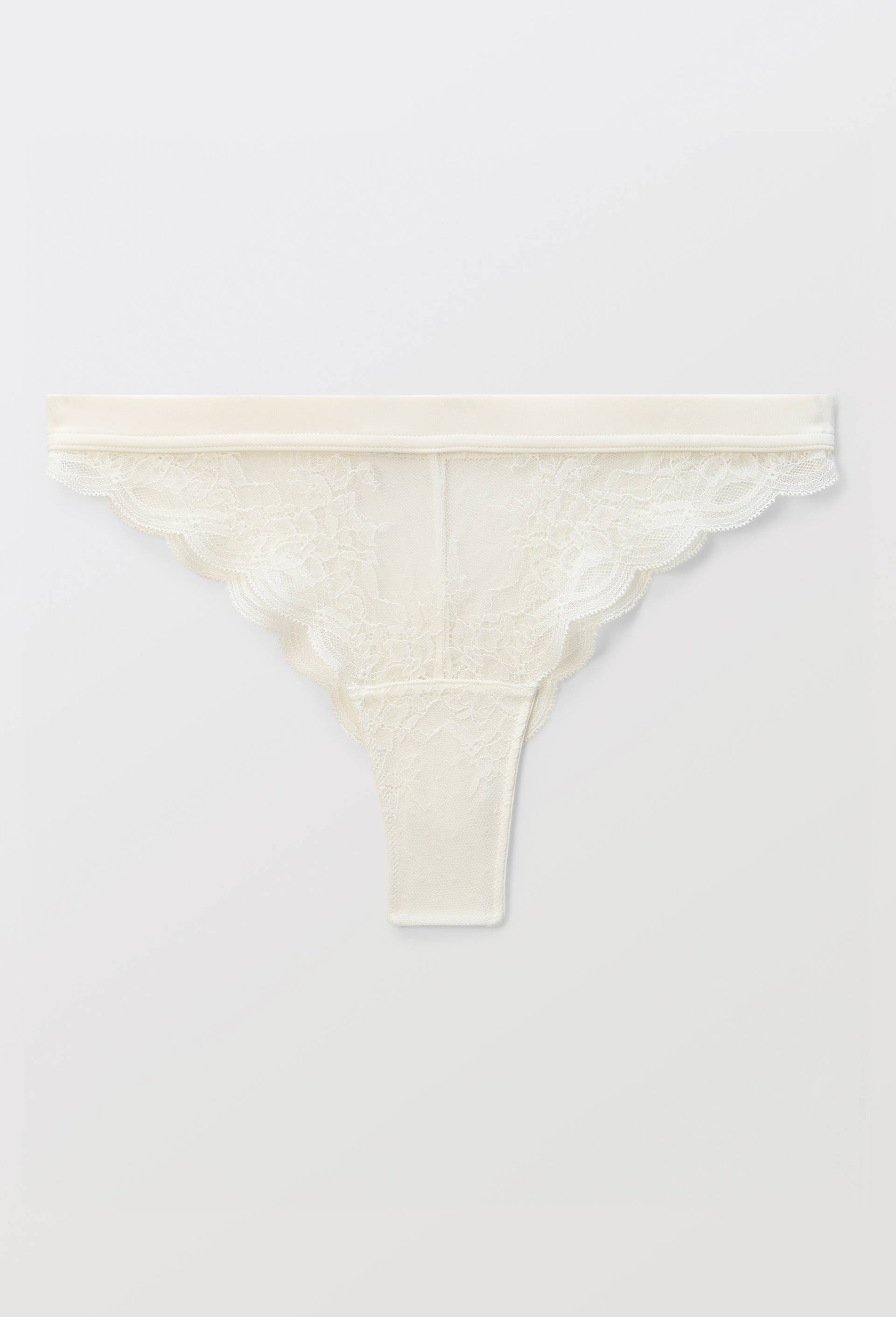 Tanga ANGELE en dentelle, Ecru, large image number 2.0