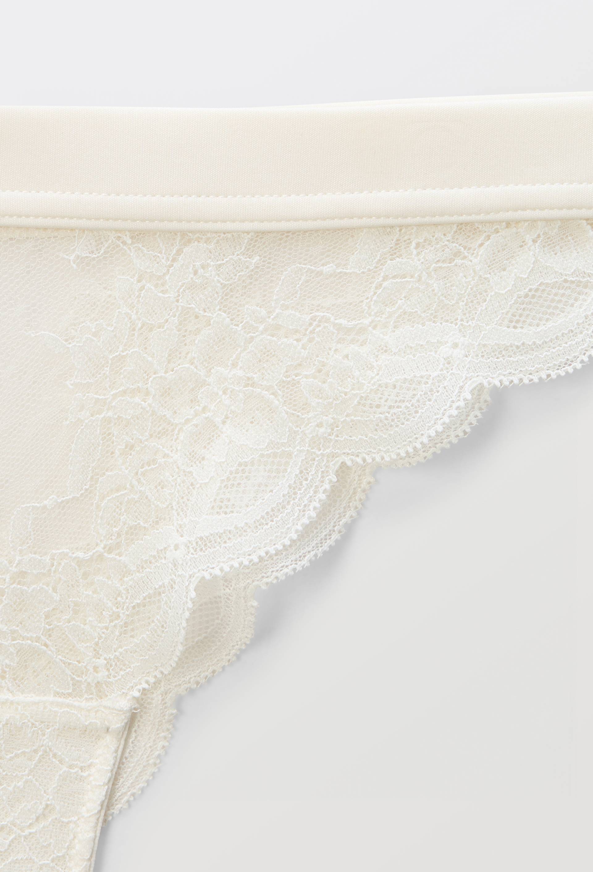 Tanga ANGELE en dentelle, Ecru, large image number 4
