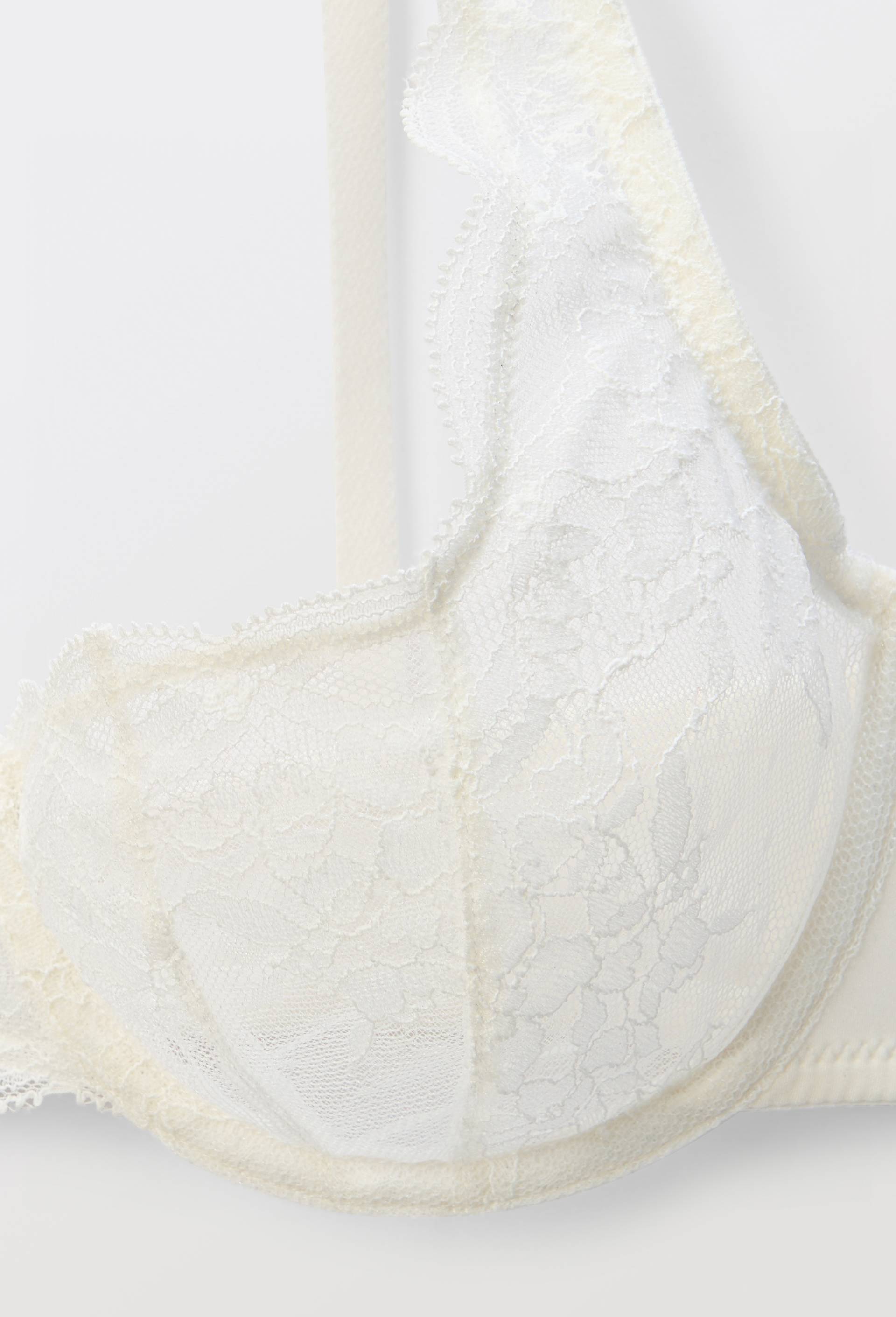 Soutien-gorge corbeille balconnet ANGELE en dentelle, Ecru, large image number 5