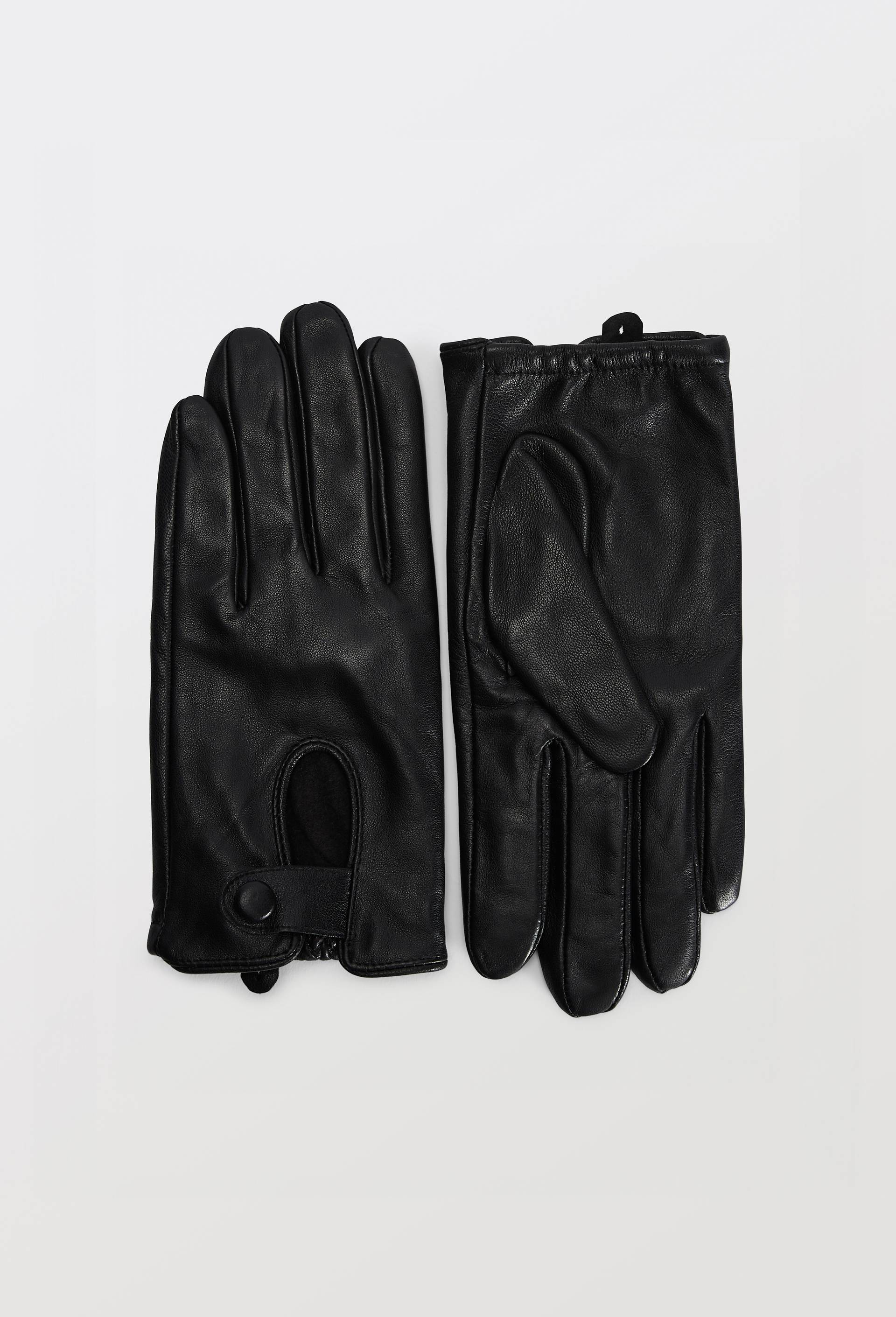 Gants en cuir, Noir, large image number 0