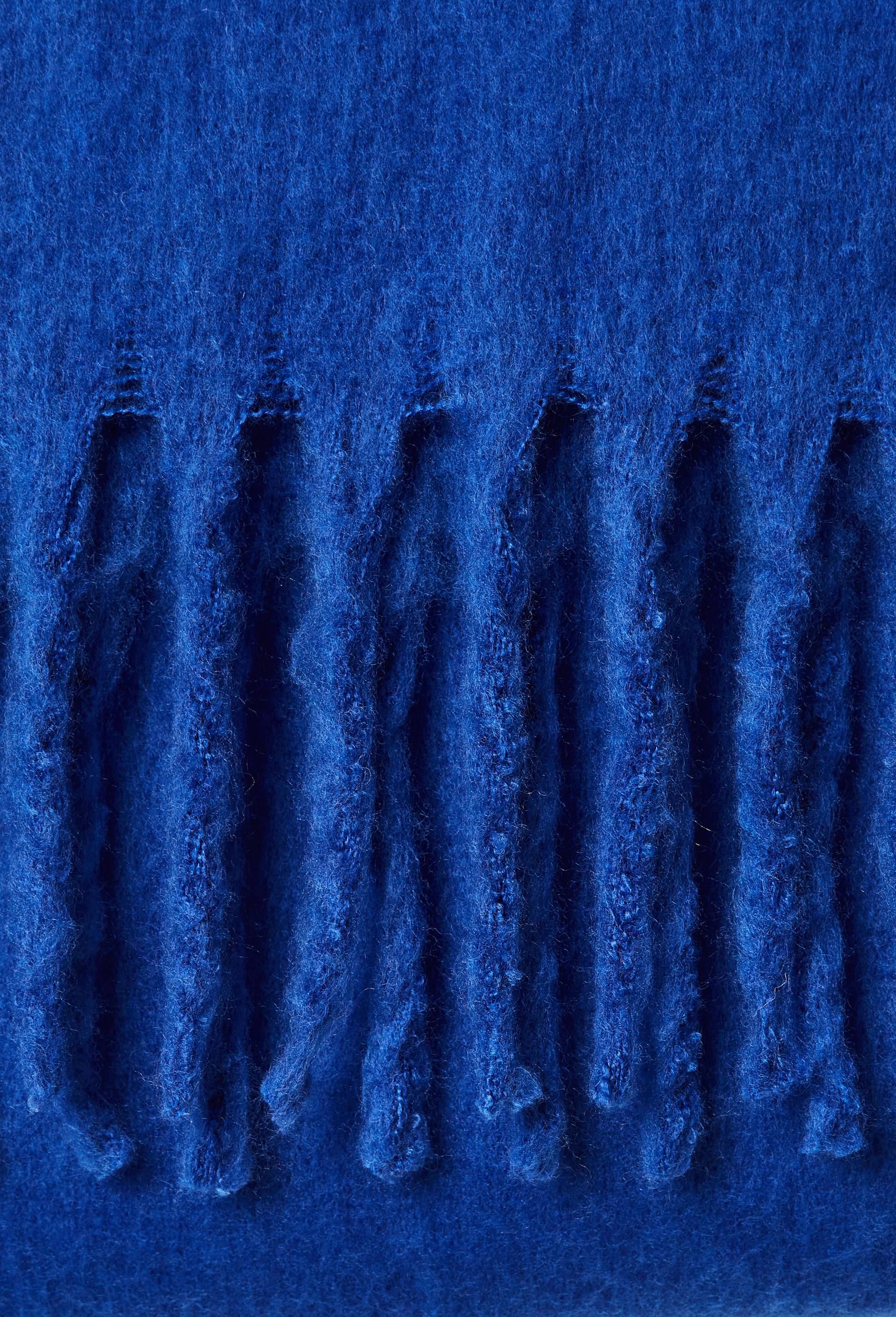 Echarpe &agrave; franges, mati&egrave;re recycl&eacute;e, Bleu, large image number 2.0