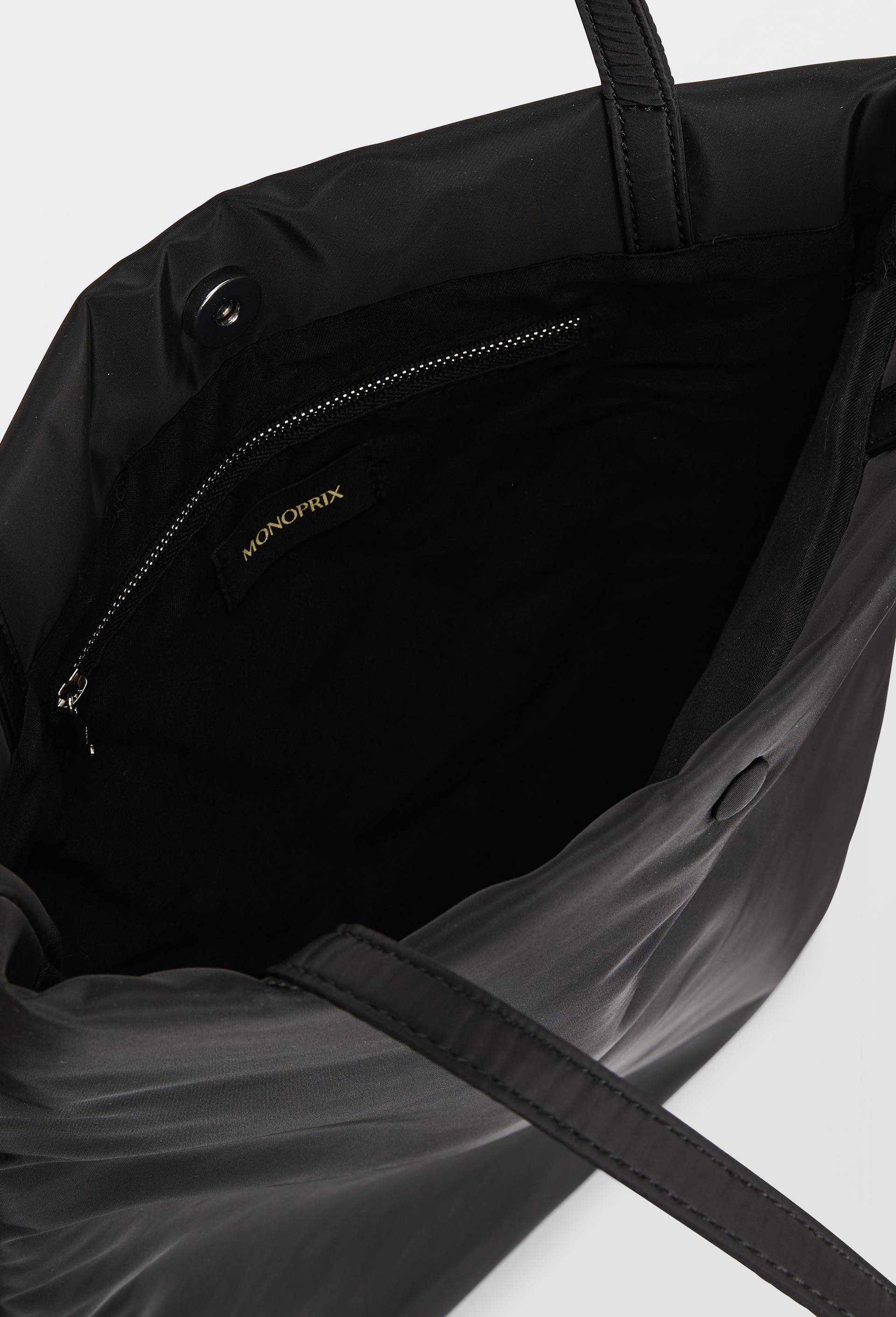Tote bag uni, Noir, large image number 2.0