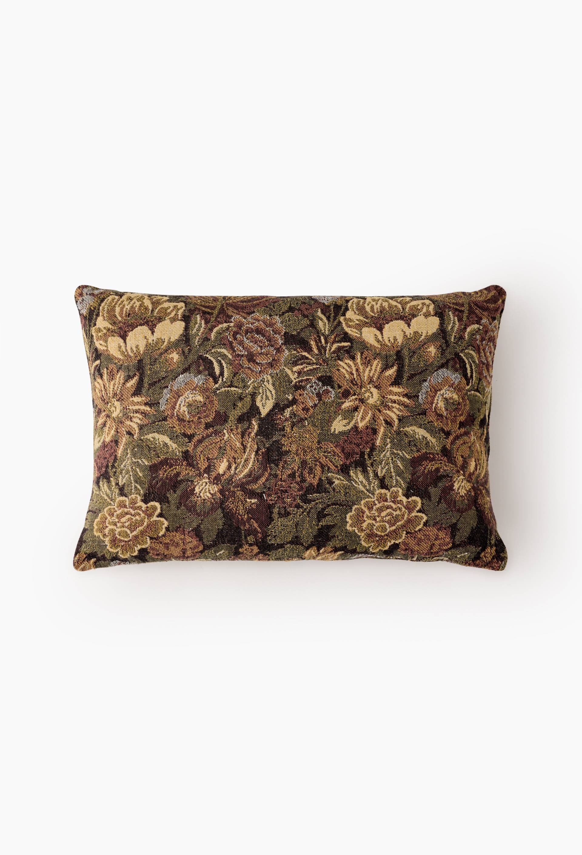 Coussin jacquard, 40x60cm, 100% coton, Rouge fonc&eacute;, large image number 0