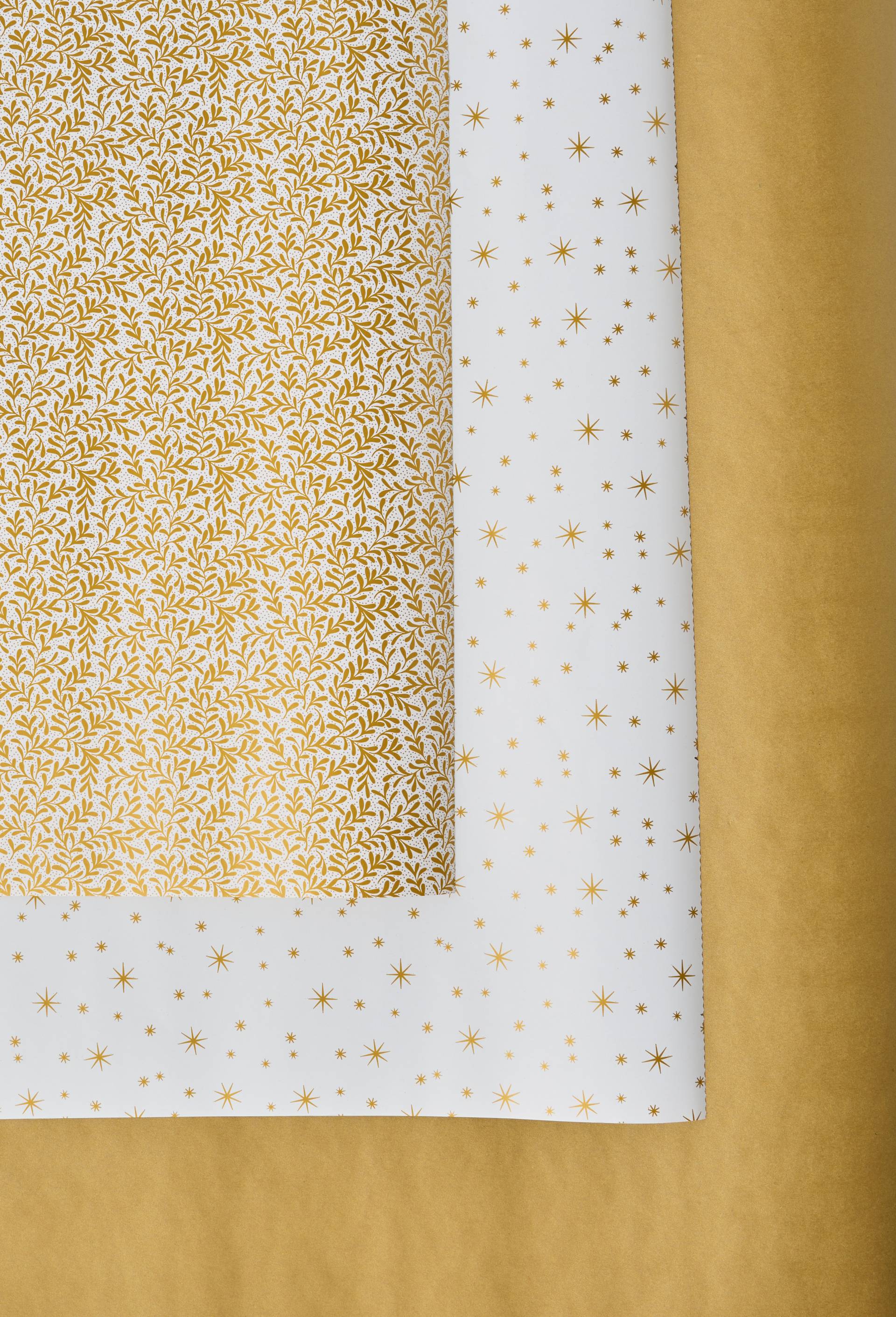 Papier cadeau, 3m, Or, large image number 1
