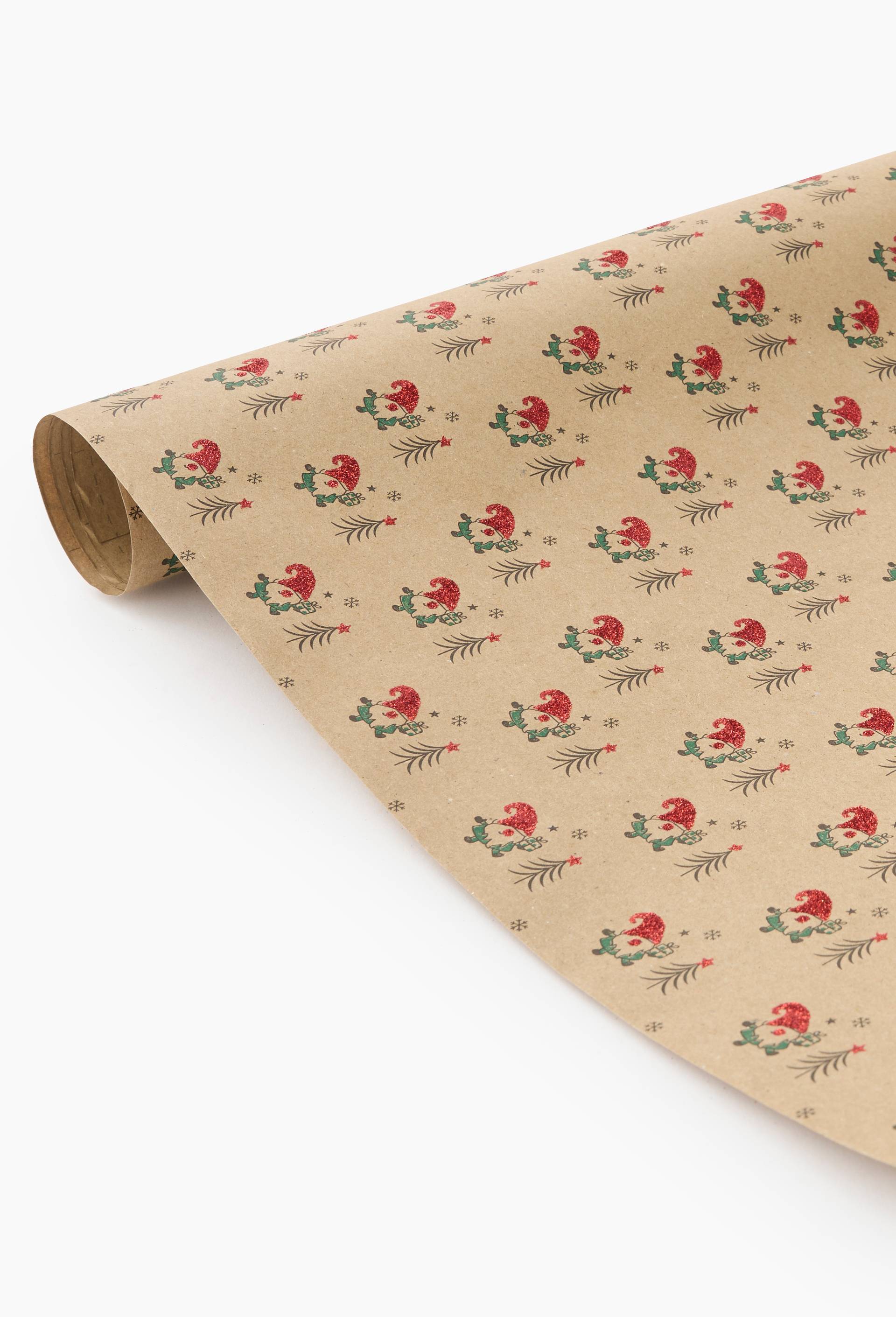 Papier cadeau, 2m, Brun, large image number 0.0