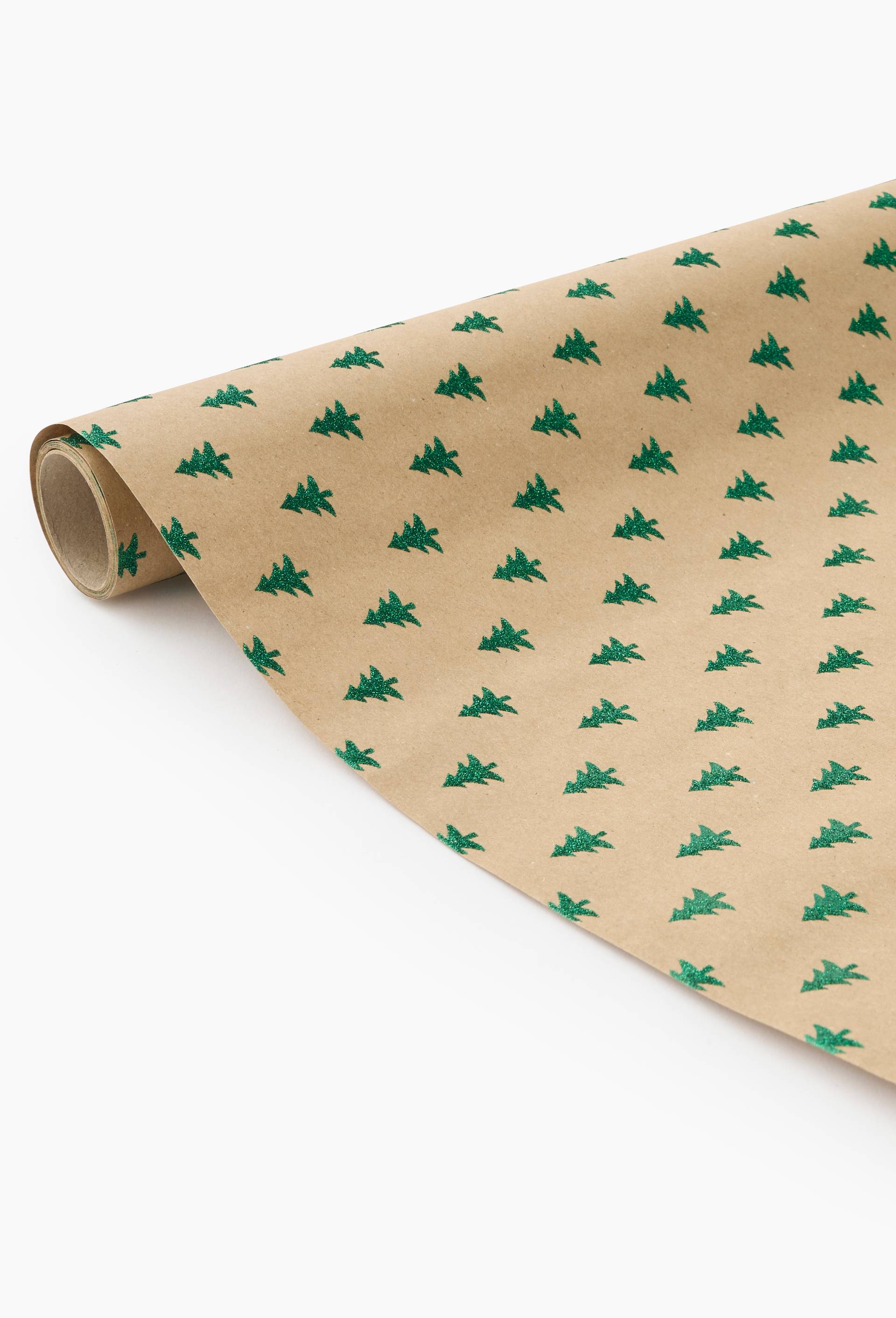 Papier cadeau, 2m, Brun, large image number 0