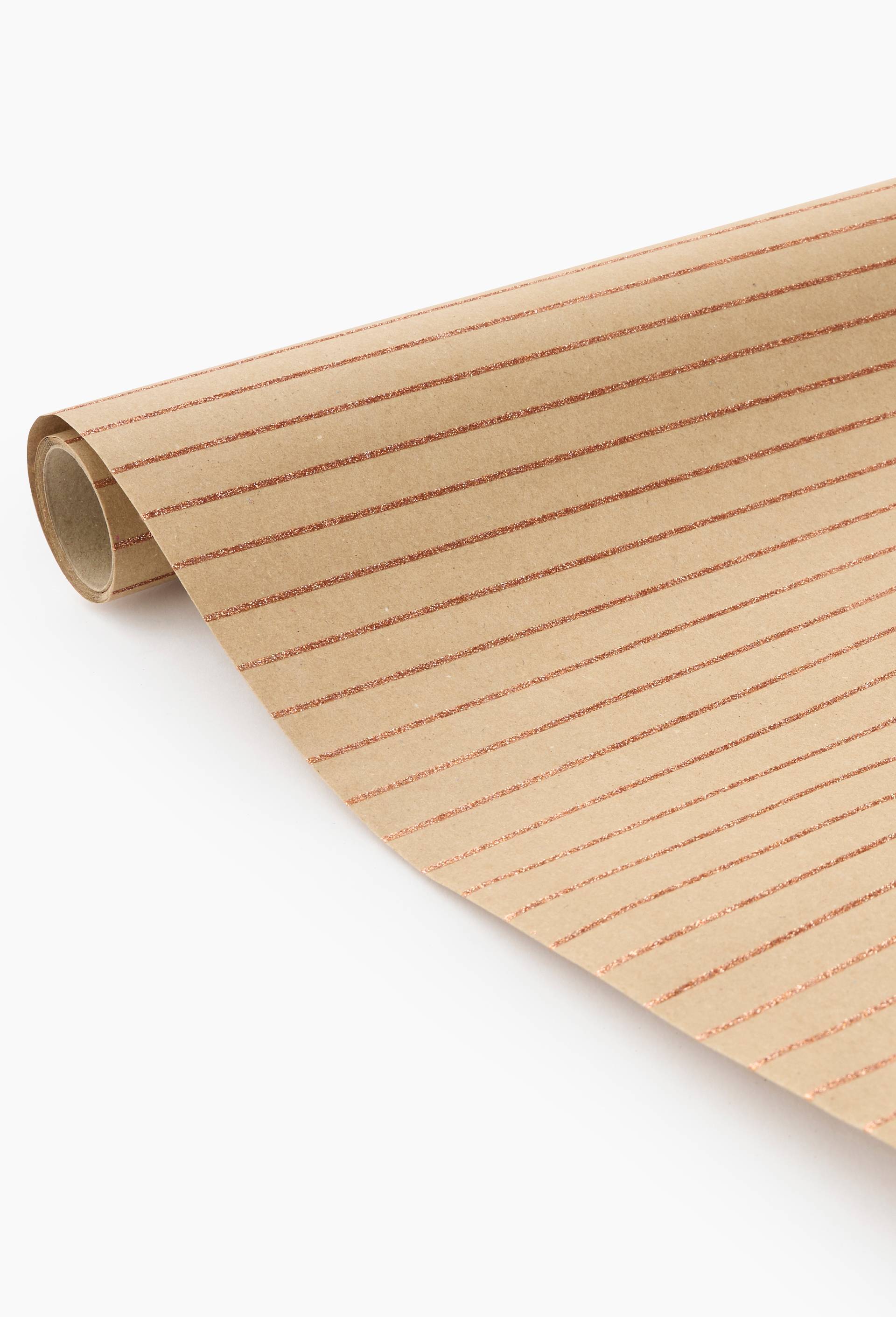 Papier cadeau, 2m, Brun clair, large image number 0