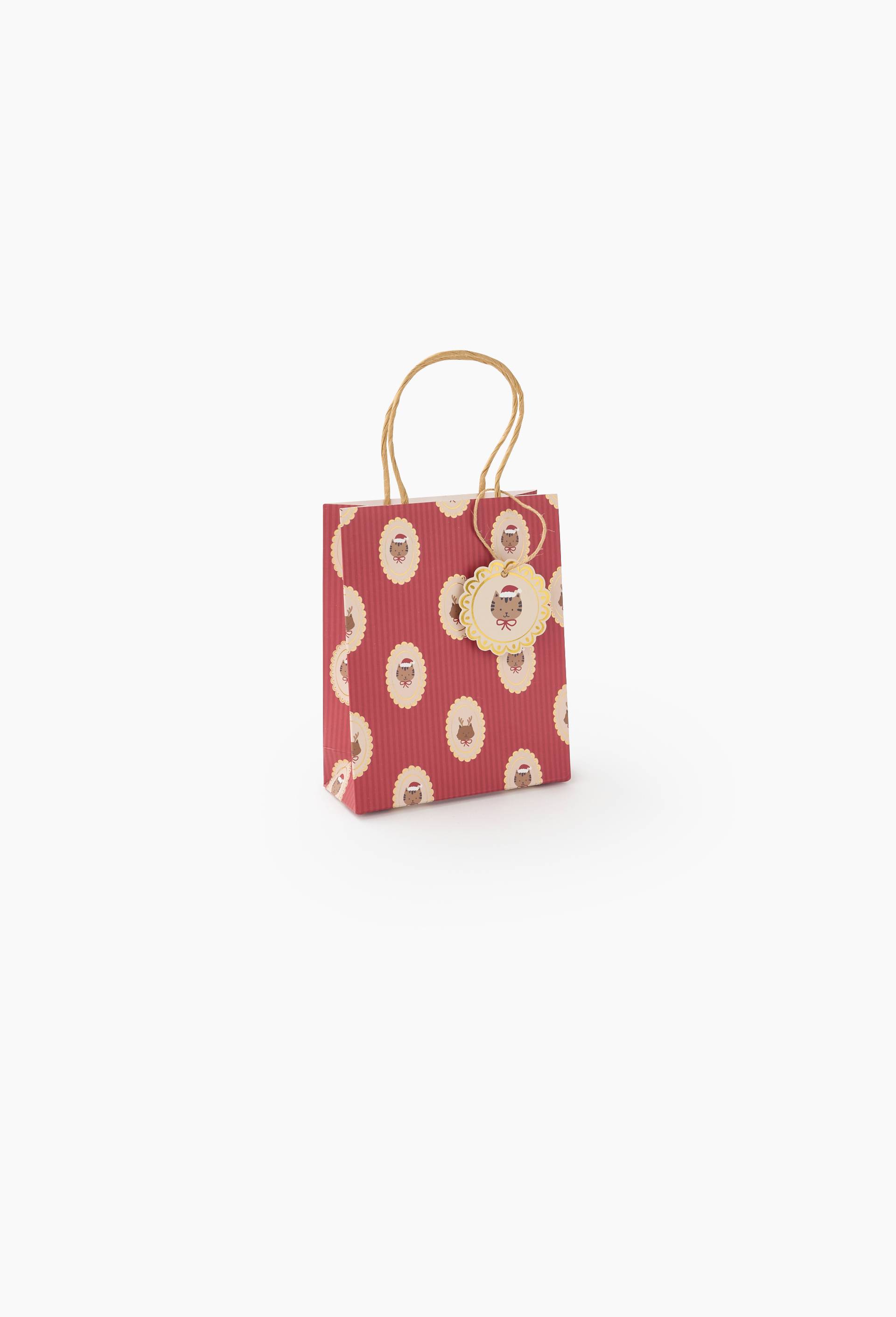 Sac cadeau, Rouge, large image number 0