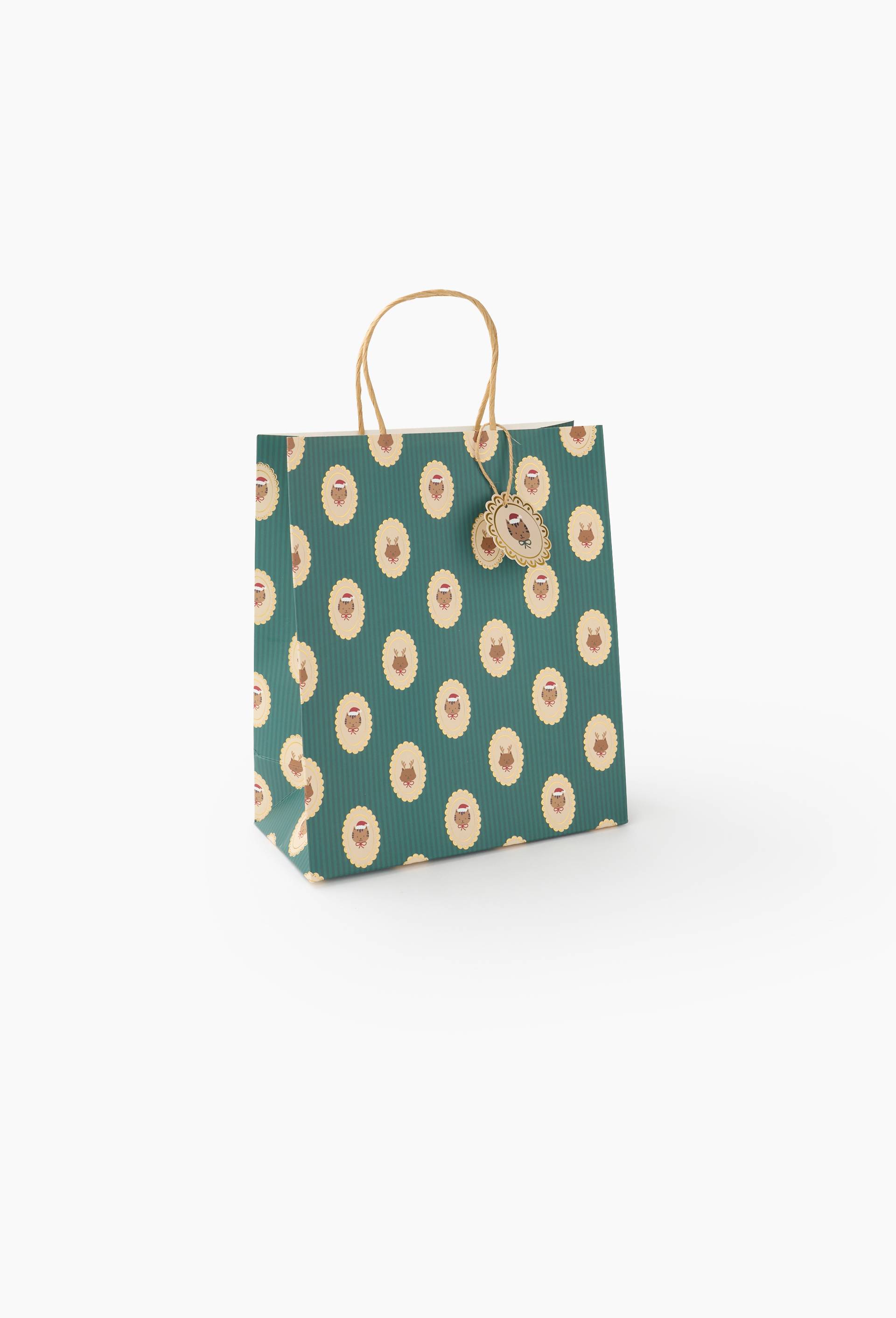 Sac cadeau, Vert, large image number 0
