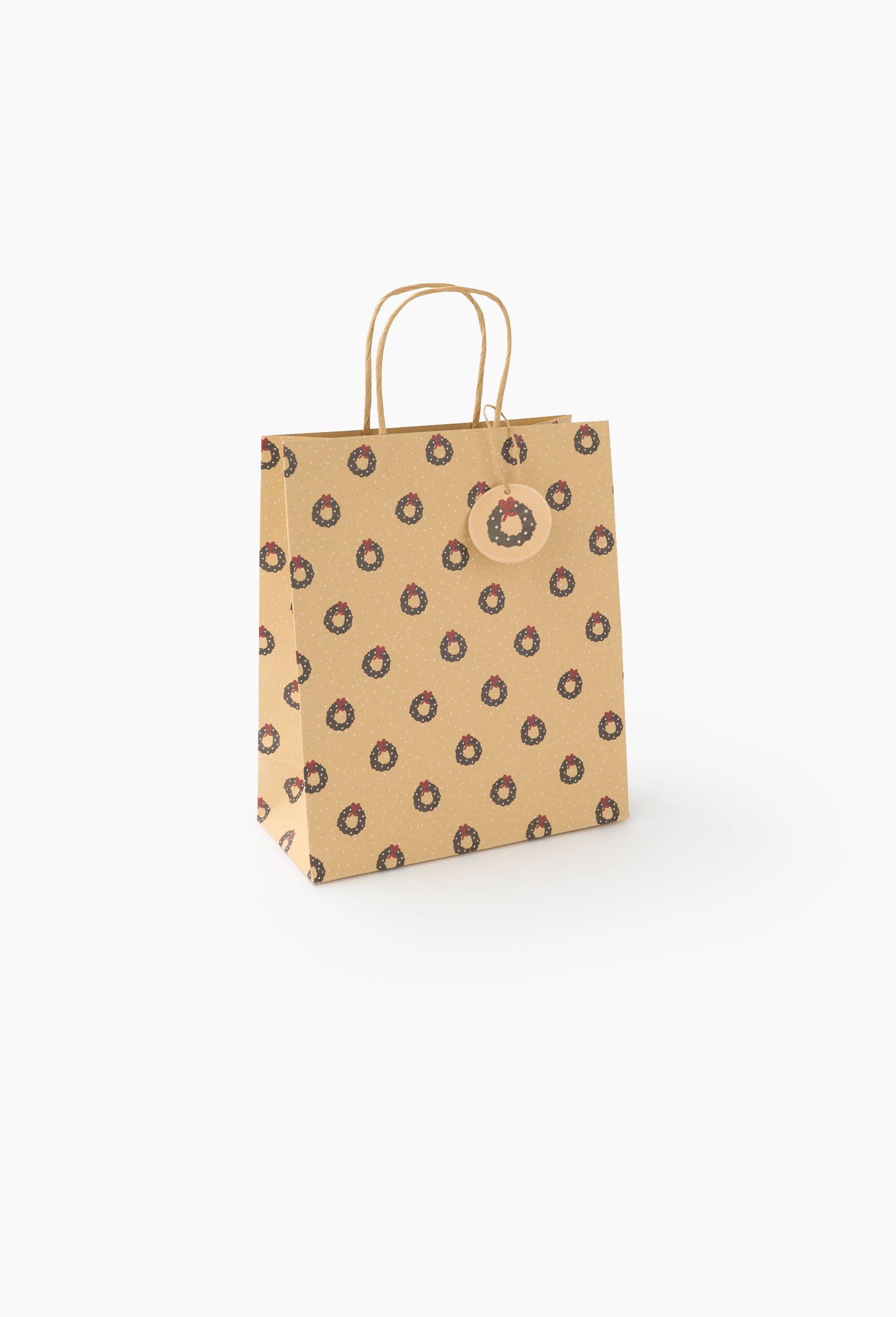Papier cadeau, Brun, large image number 0