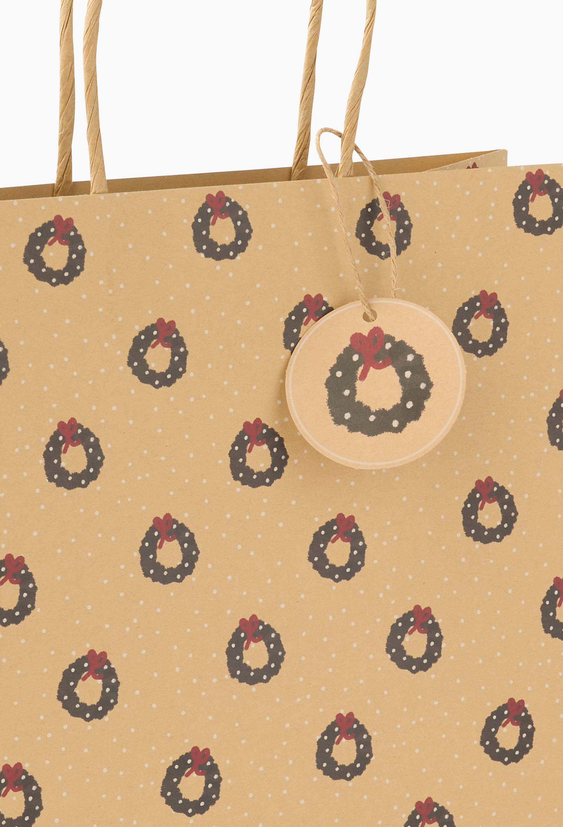 Papier cadeau, Brun, large image number 1