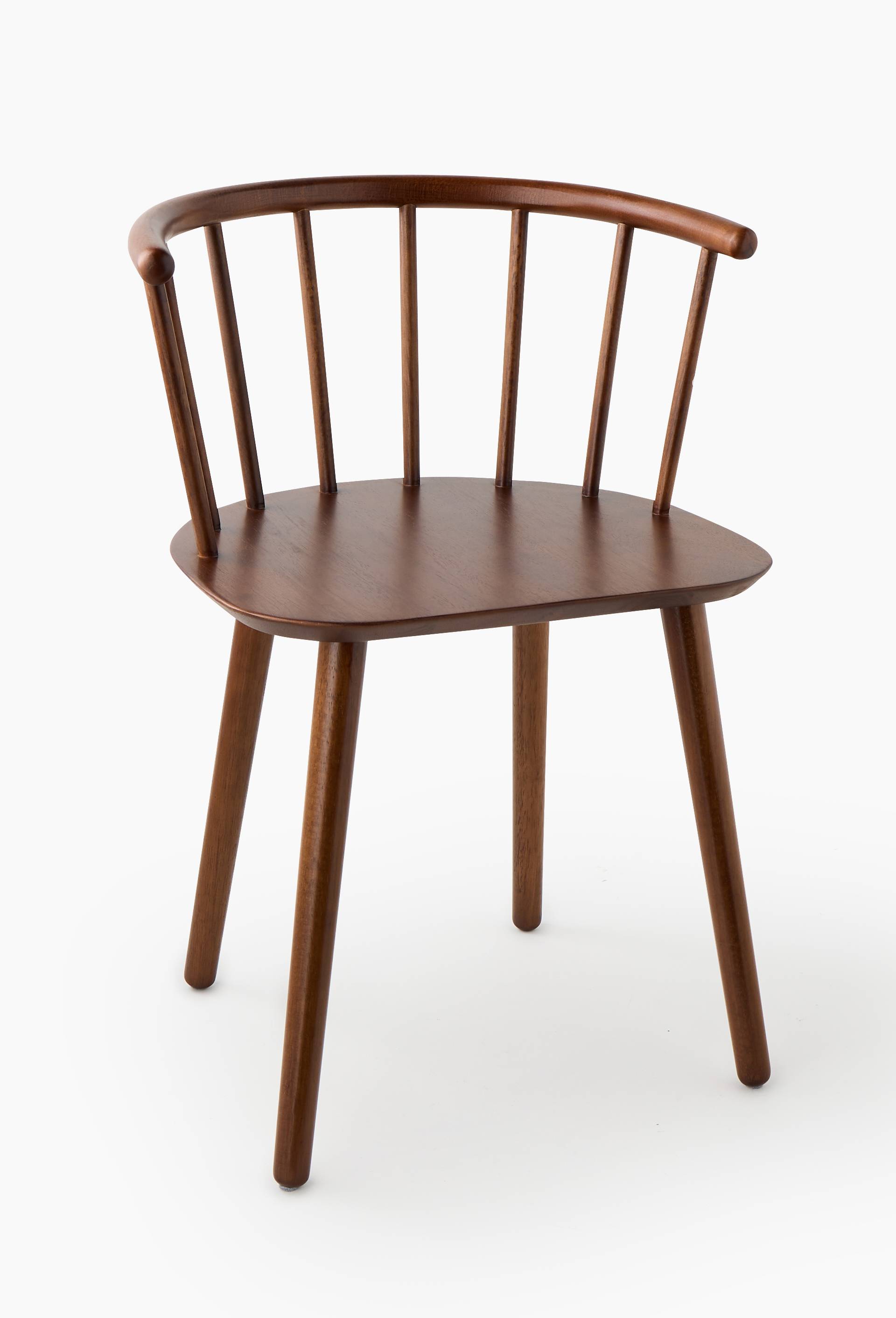 Chaise &agrave; barreaux, 53xH76cm, en bois, Brun, large image number 0