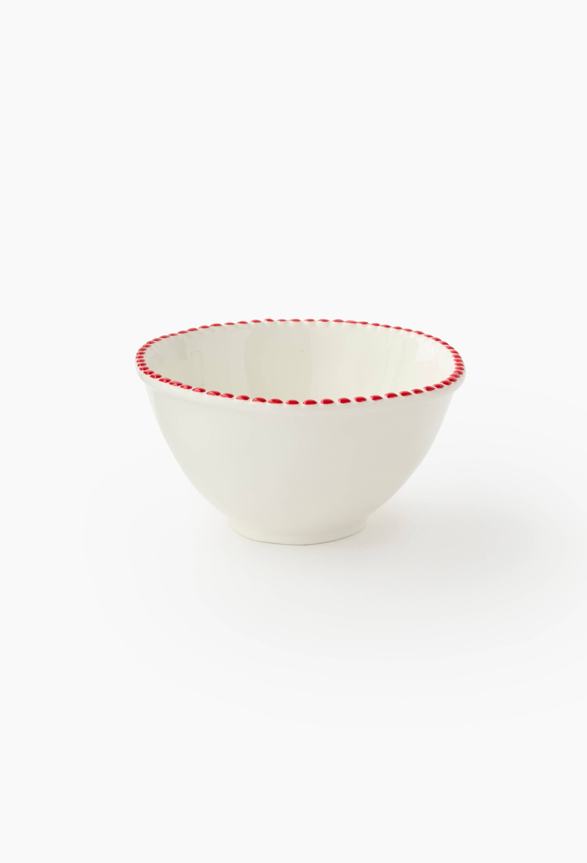 Bol finition perl&eacute;e, 15cm, Rouge, large image number 0