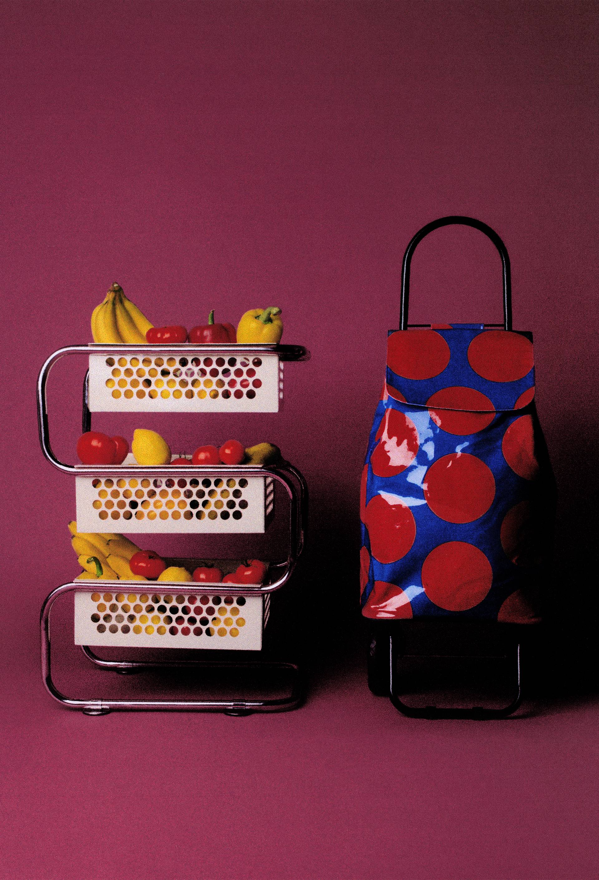 EXCLU WEB - Desserte, 48x34x77 cm, en m&eacute;tal laqu&eacute; - HALL HAUS x MONOPRIX, Ecru, large image number 0.0