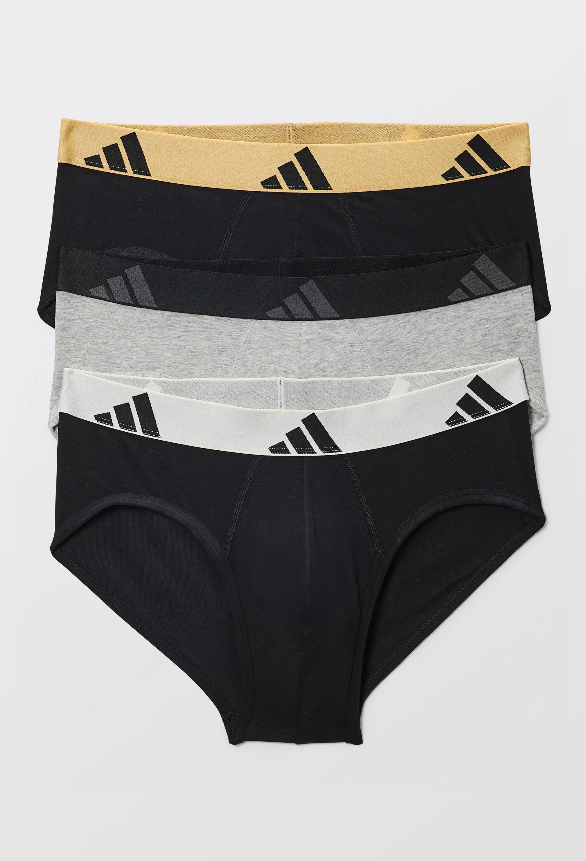 Lot de 3 slips en coton ADIDAS, Gris, large image number 0