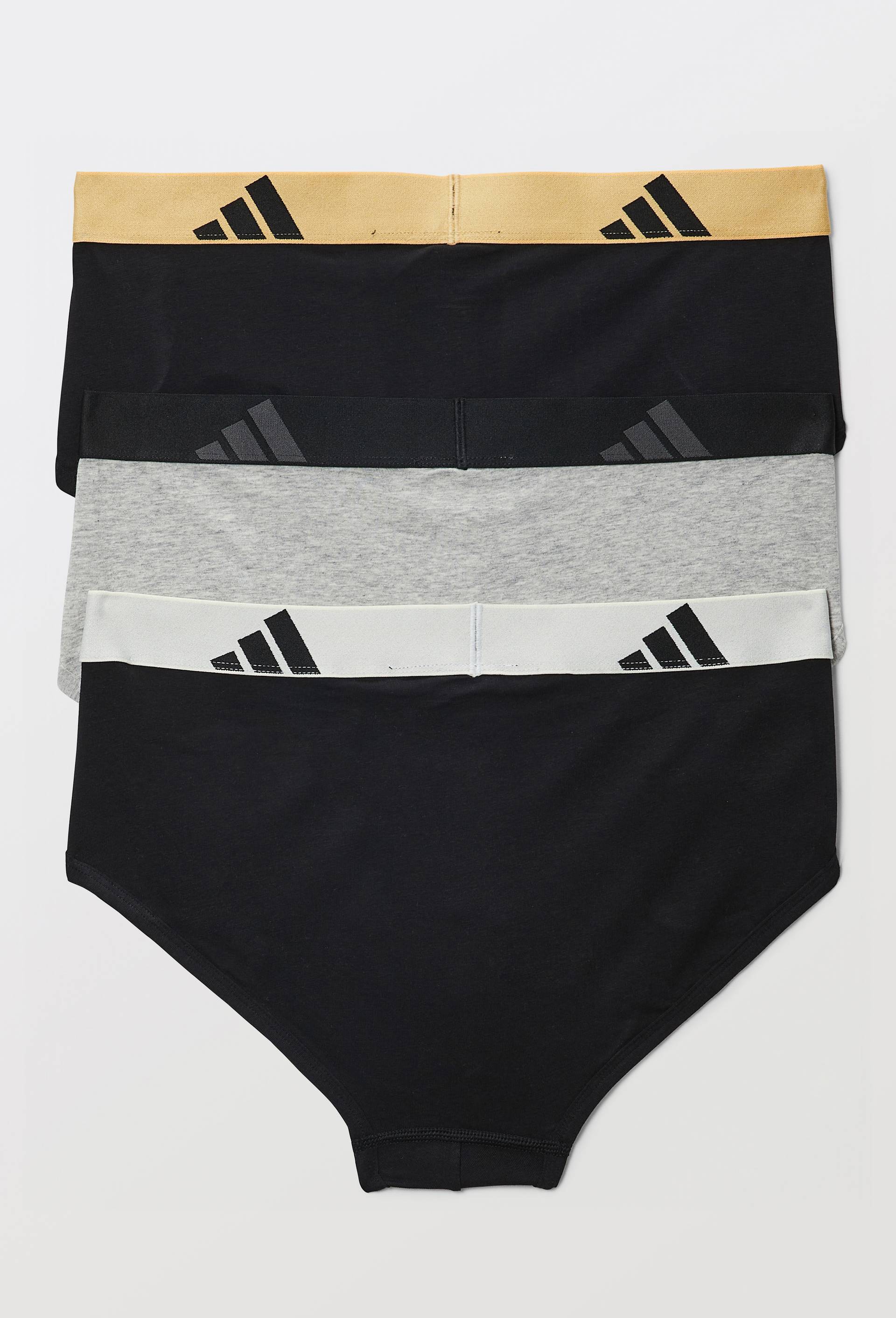Lot de 3 slips en coton ADIDAS, Gris, large image number 1