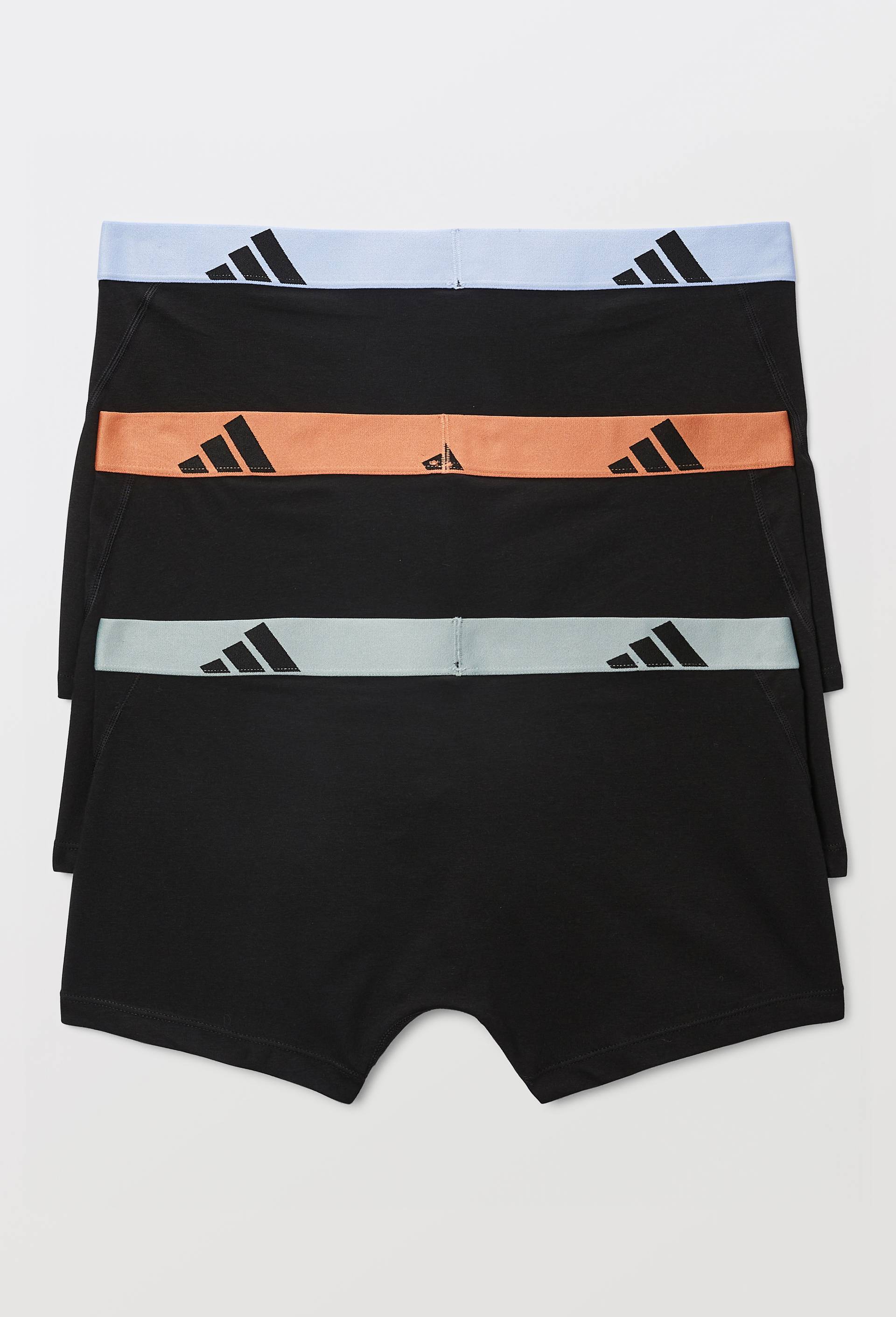 Lot de 3 boxers en coton ADIDAS, Bleu clair, large image number 1