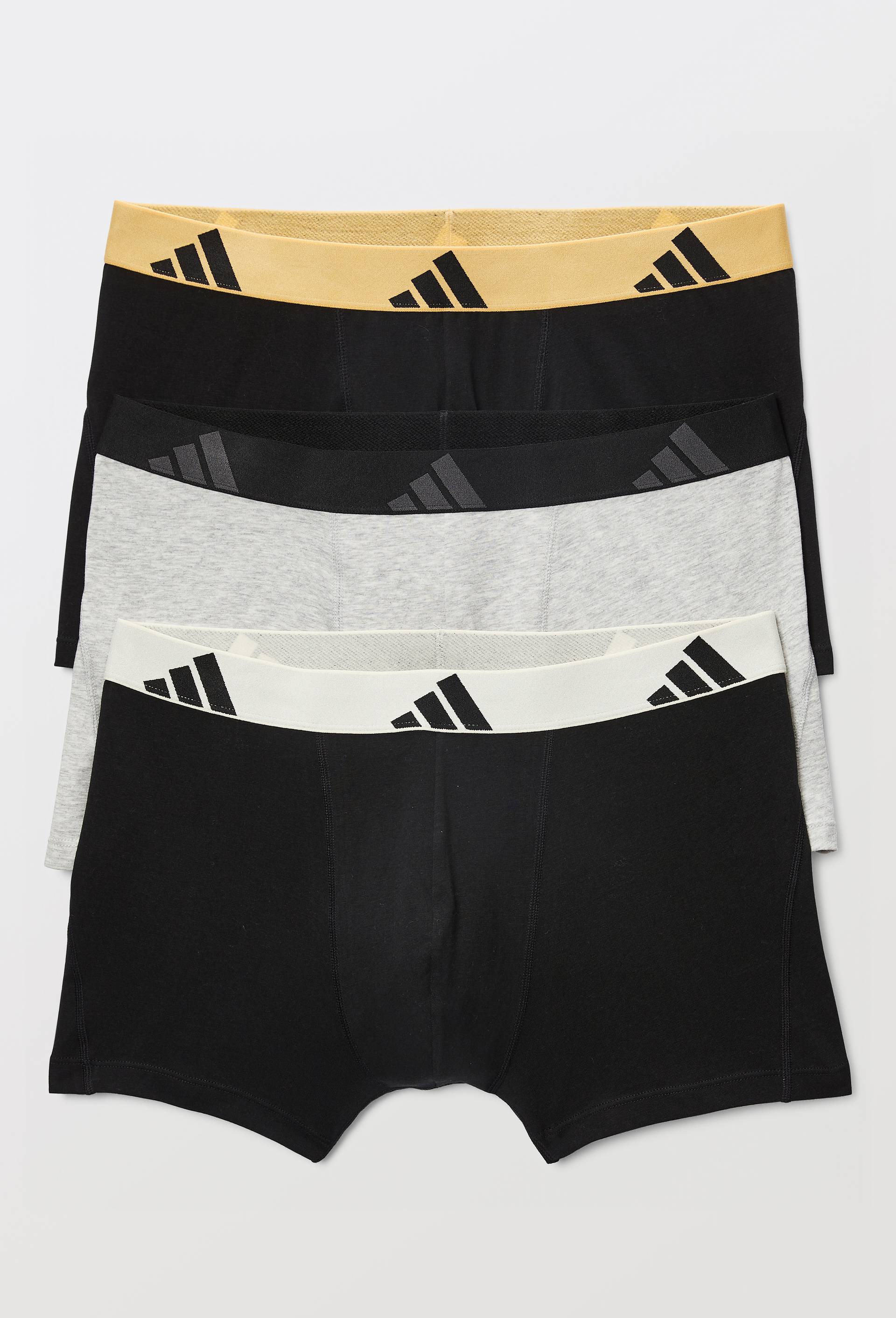 Lot de 3 boxers en coton ADIDAS, Gris, large image number 0.0