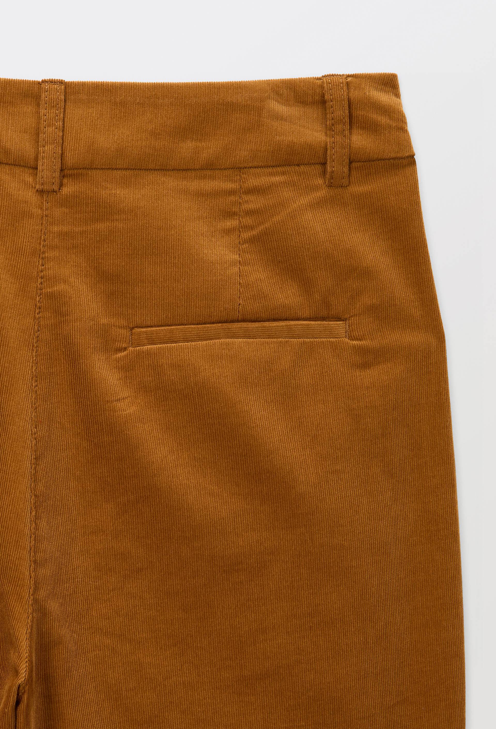 Pantalon droit en velours, certifi&eacute; Oeko-Tex, Brun, large image number 5