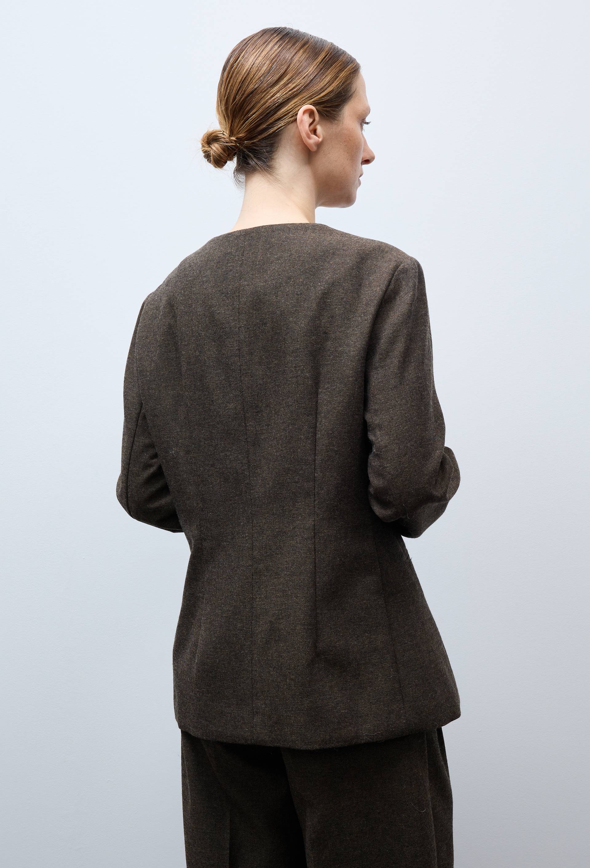 Veste courte en tweed, Brun, large image number 1.0