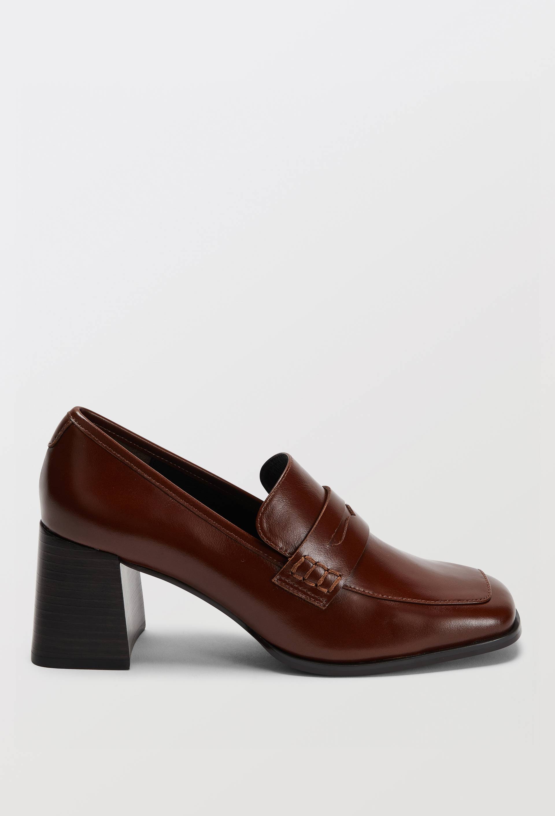 Salom&eacute;s en cuir, Brun, large image number 3