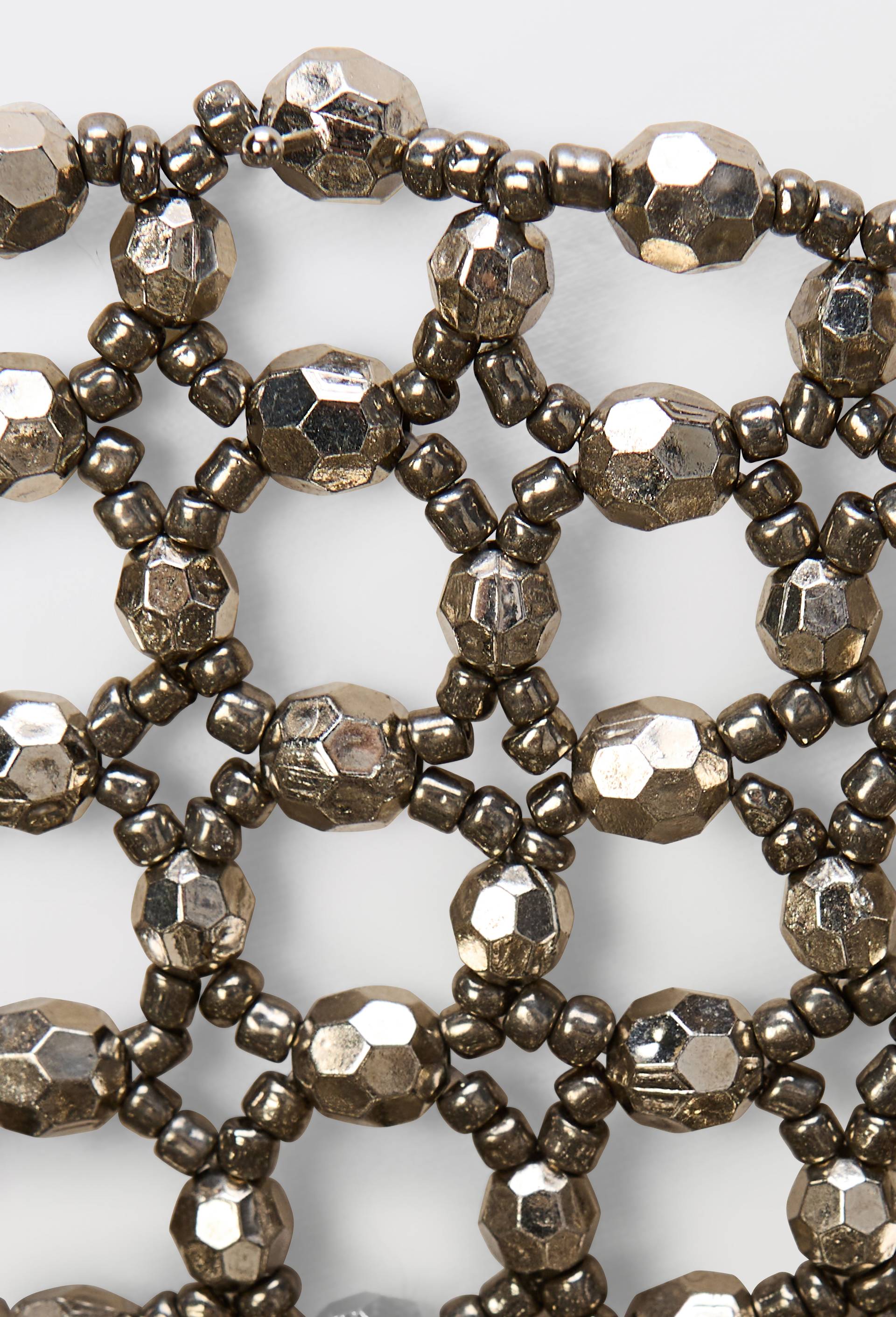 Cabas en perles, Argent, large image number 2