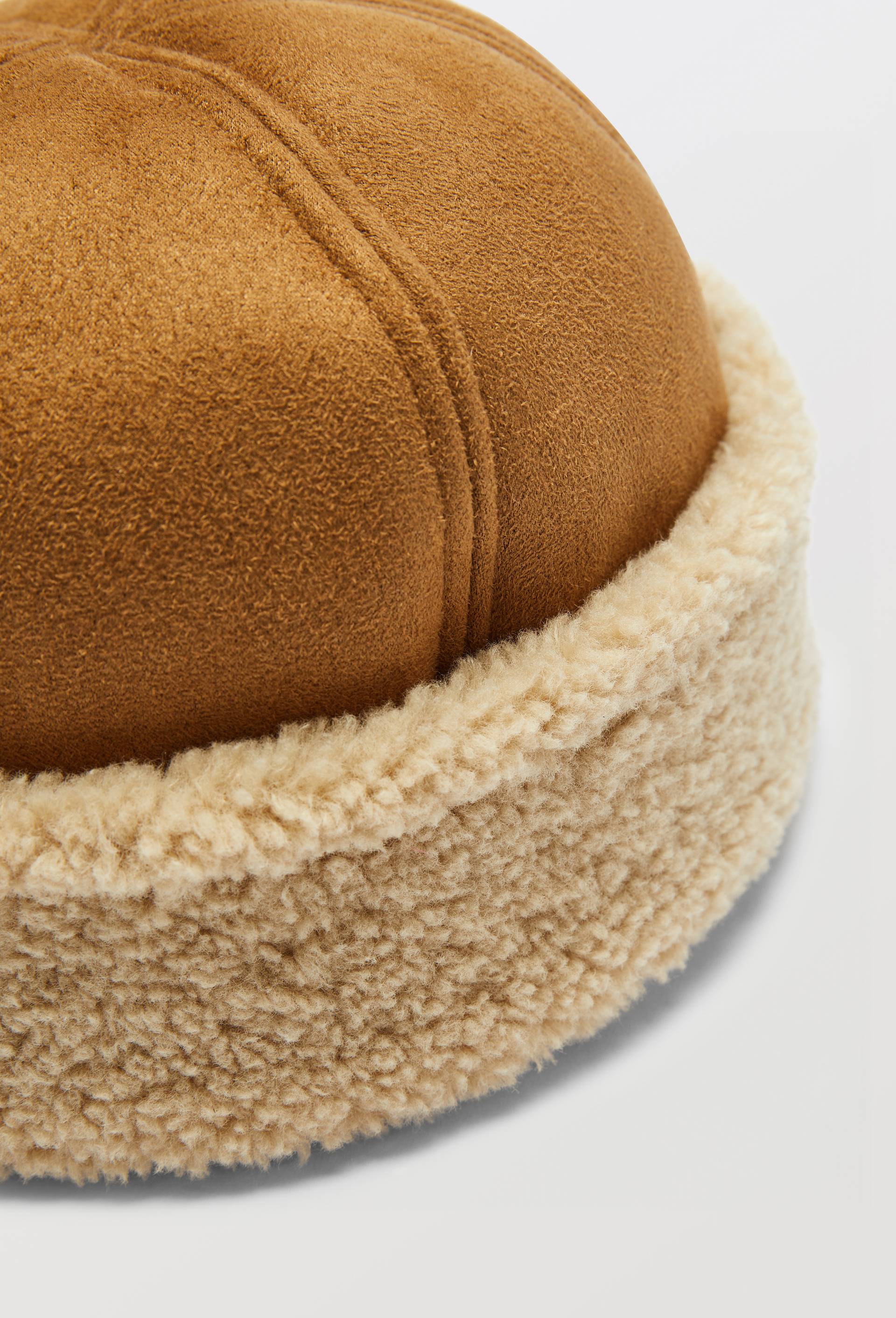 Toque en sherpa, Beige clair, large image number 1