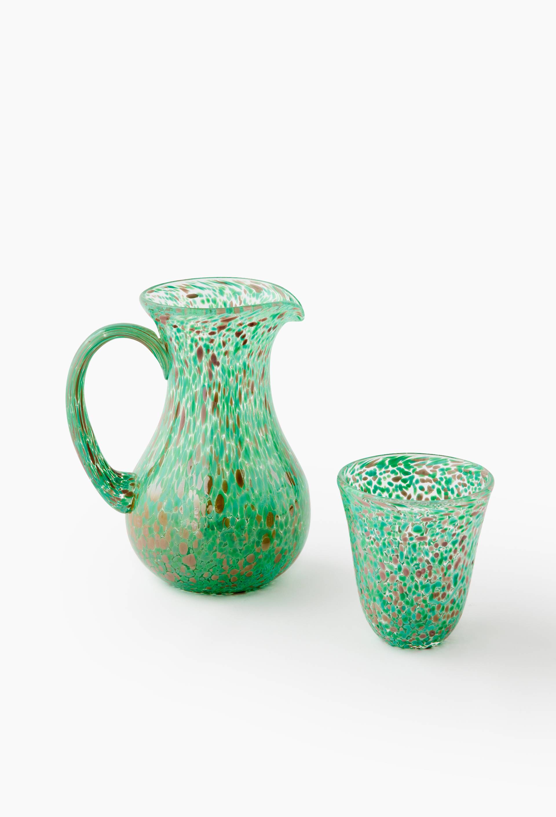 Carafe, 19x14x10cm, en verre - MUS&Eacute;E D'ORSAY x MONOPRIX, Vert clair, large image number 2